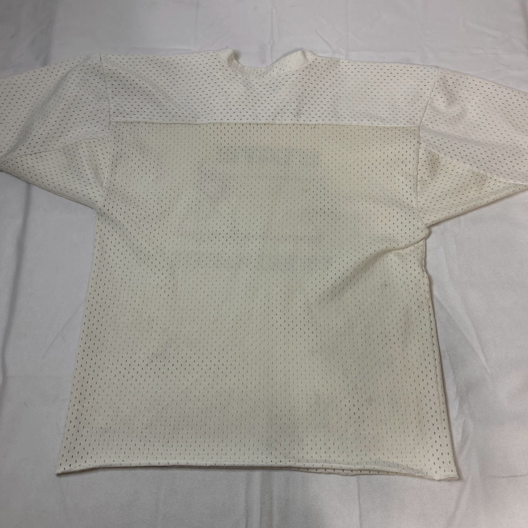 Vintage VINTAGE Promotional Jersey Nebraska State Playoffs Large White 80’s Graphic Jersey Mens L White 80s Football Shirt Size US L / EU 52-54 / 3 - 4 Thumbnail