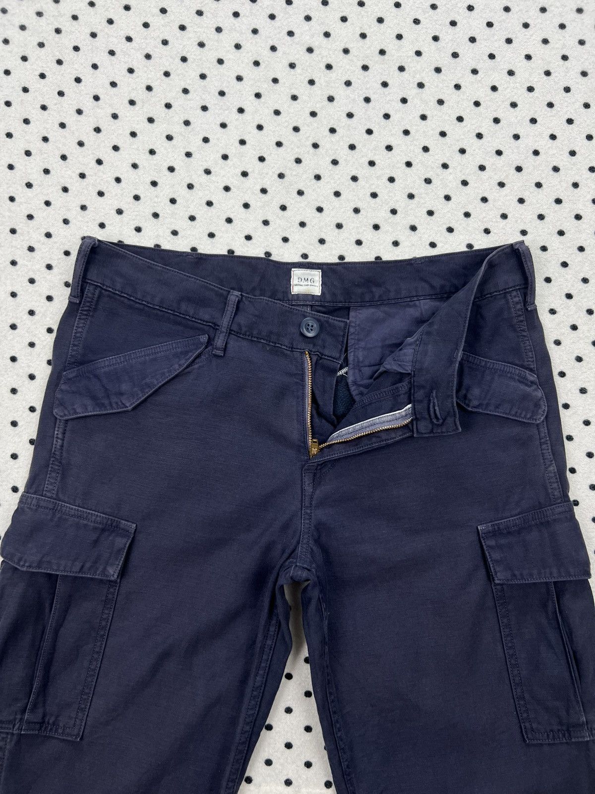 Japanese Brand Domingo DMG Faded Low Rise Cargo Size US 32 / EU 48 - 5 Thumbnail