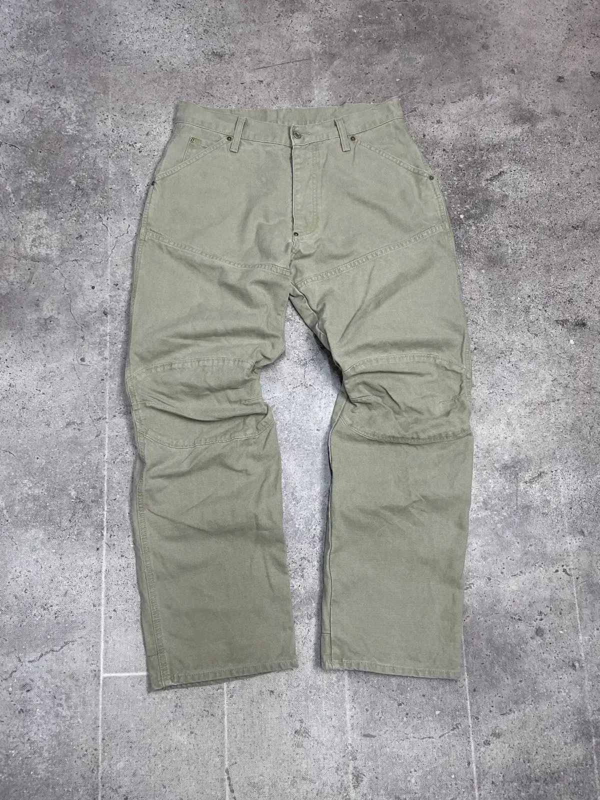 G-Star × Japanese Brand × Vintage Vintage Junya Watanabe Balenciaga Style Bondage Cargo Pants Size US 34 / EU 50 - 9 Thumbnail