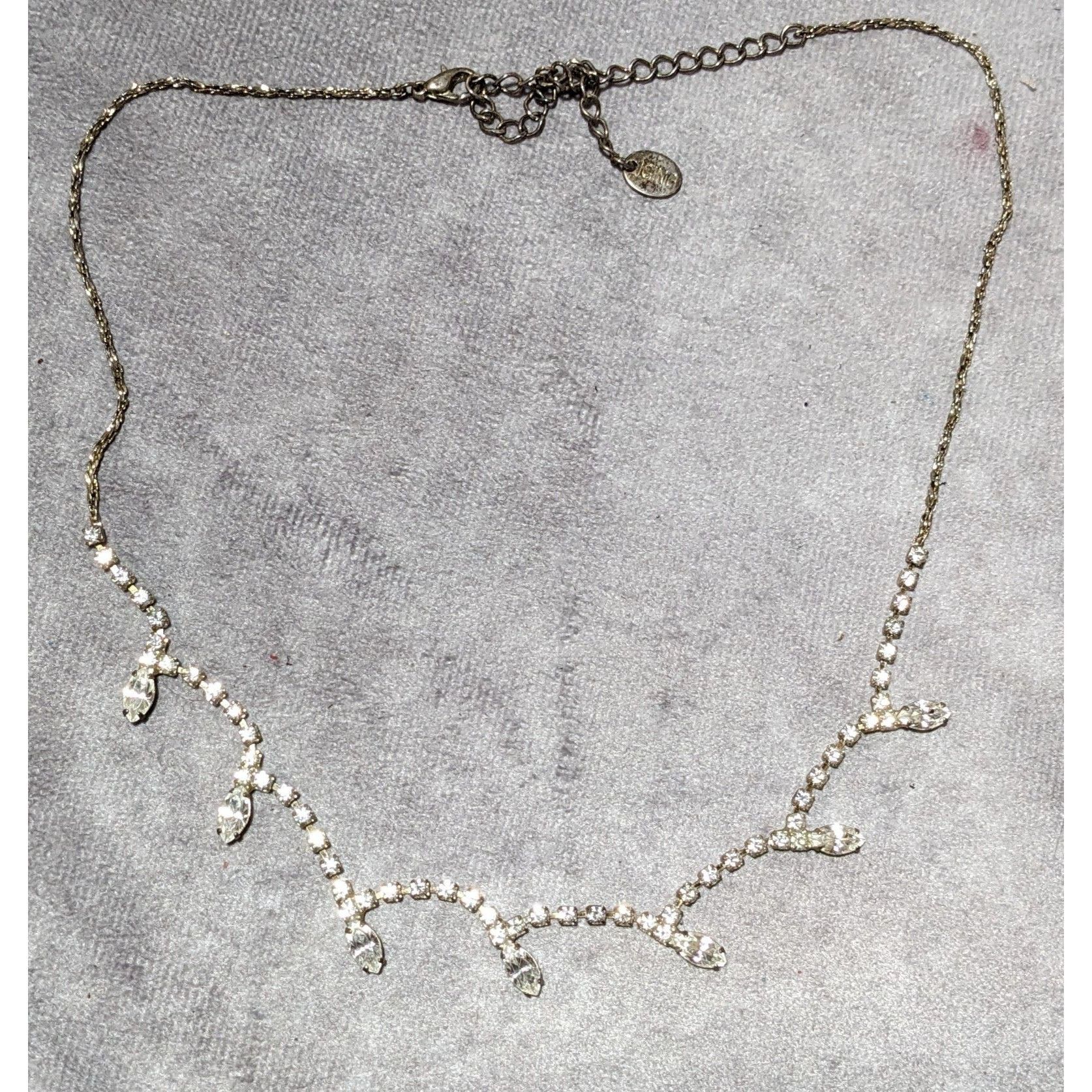 Other Icing Y2K Rhinestone Abstract Prom Necklace Size ONE SIZE - 8 Thumbnail