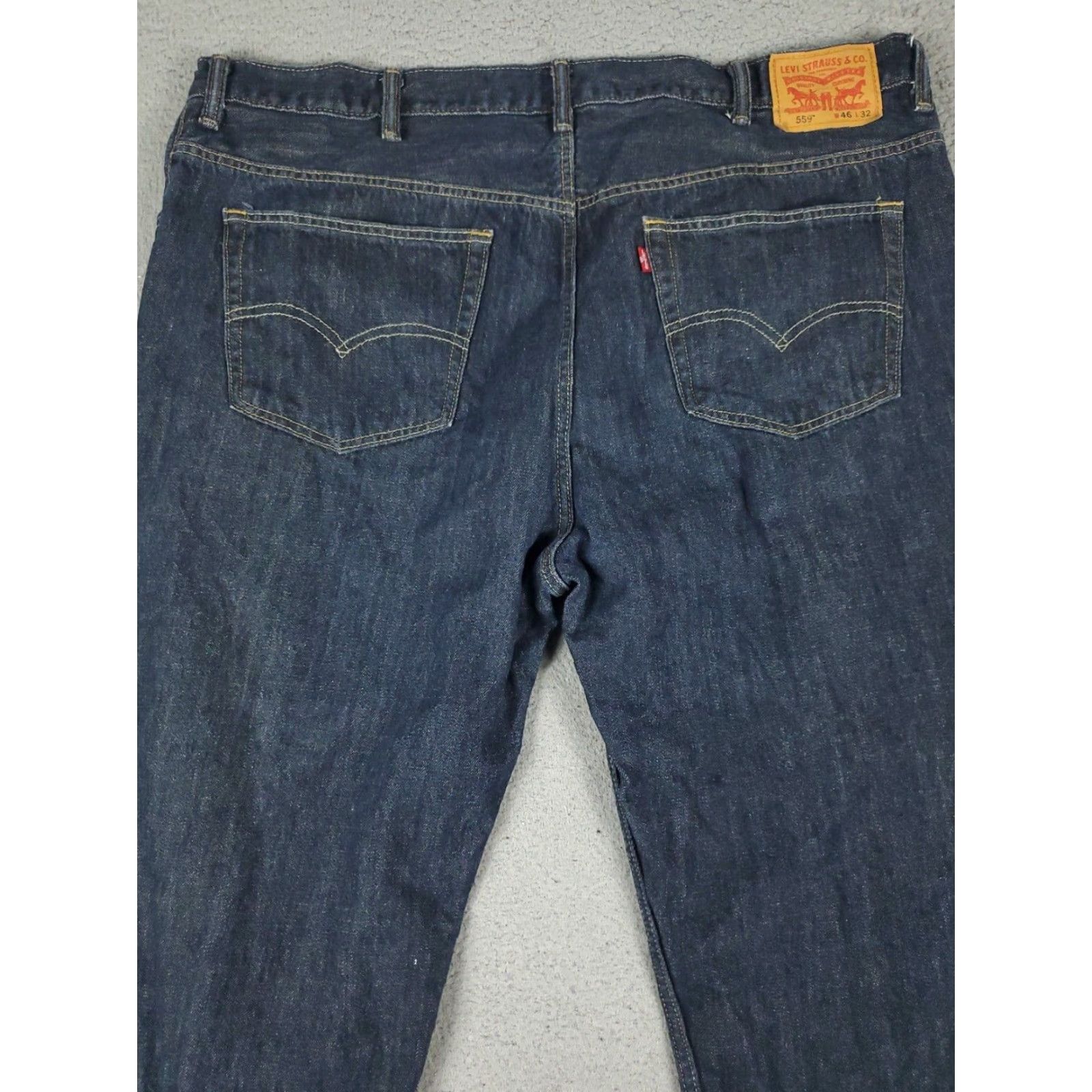 Levi's Levis Mens Relaxed Straight Leg Blue Jeans 46x30 Extra Large XL Size US 30 / EU 46 - 7 Thumbnail