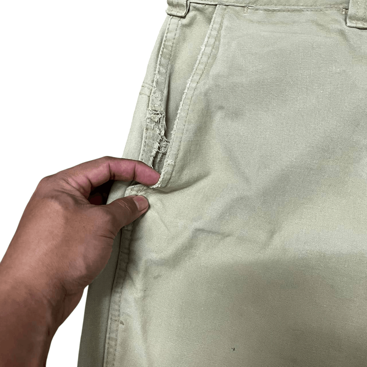 Filson Vintage 90's C.C. Filson Flared Canvas Pants Rare 🔥 Size US 33 - 6 Thumbnail