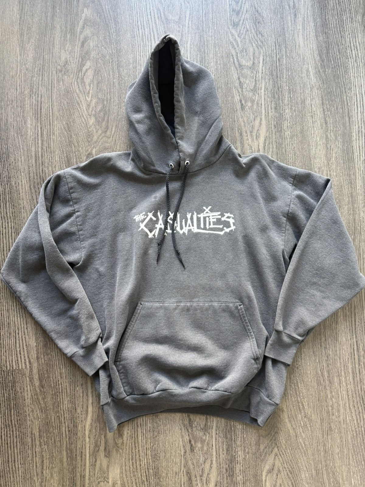 Hanes The Casualties Vintage Black Hoodie Size US L / EU 52-54 / 3 - 1 Thumbnail