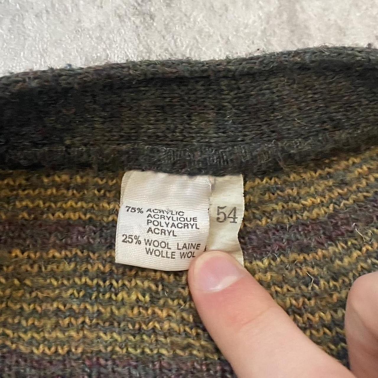 Other 90s Wool Retro Vintage Boxy Button patterned woolen Size S / US 4 / IT 40 - 3 Thumbnail