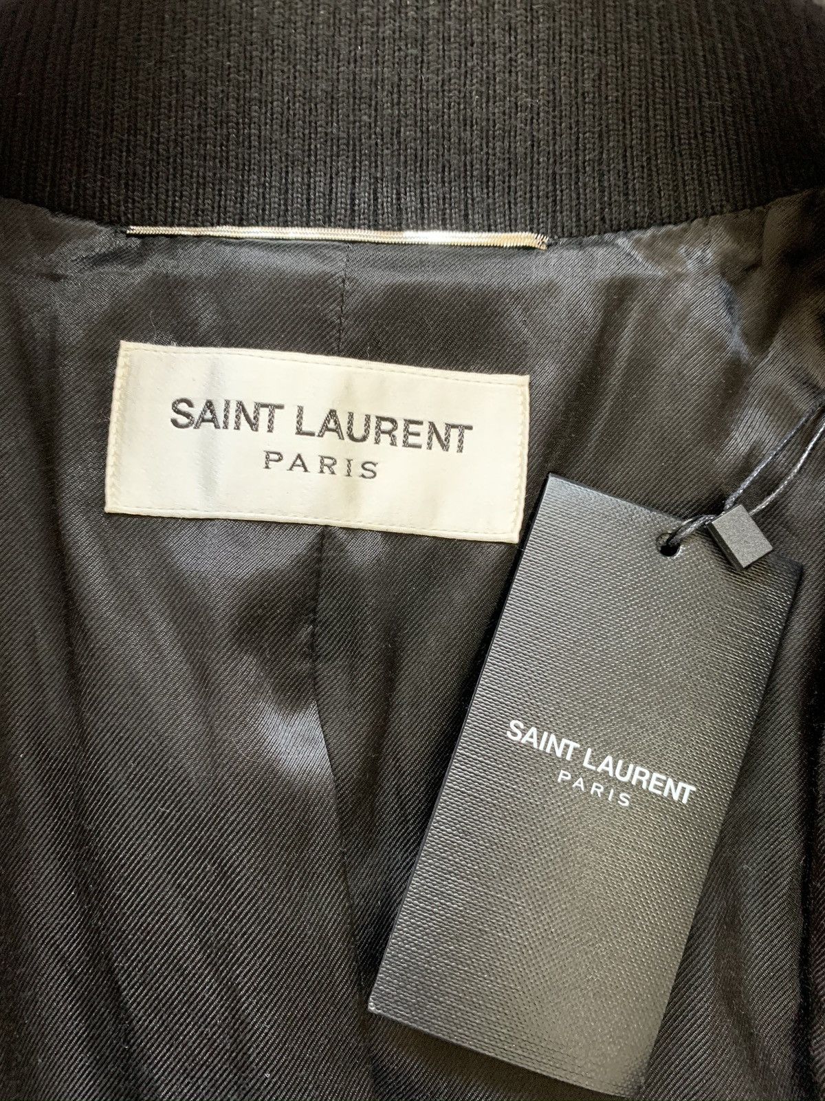 Saint Laurent Paris Shearling Teddy Jacket in Black / Off-white Size US L / EU 52-54 / 3 - 4 Thumbnail