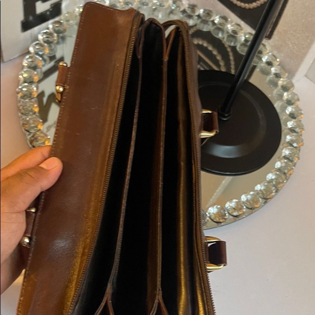Other Fiocchi Italy Rich Brown Leather handbag Size ONE SIZE - 8 Thumbnail