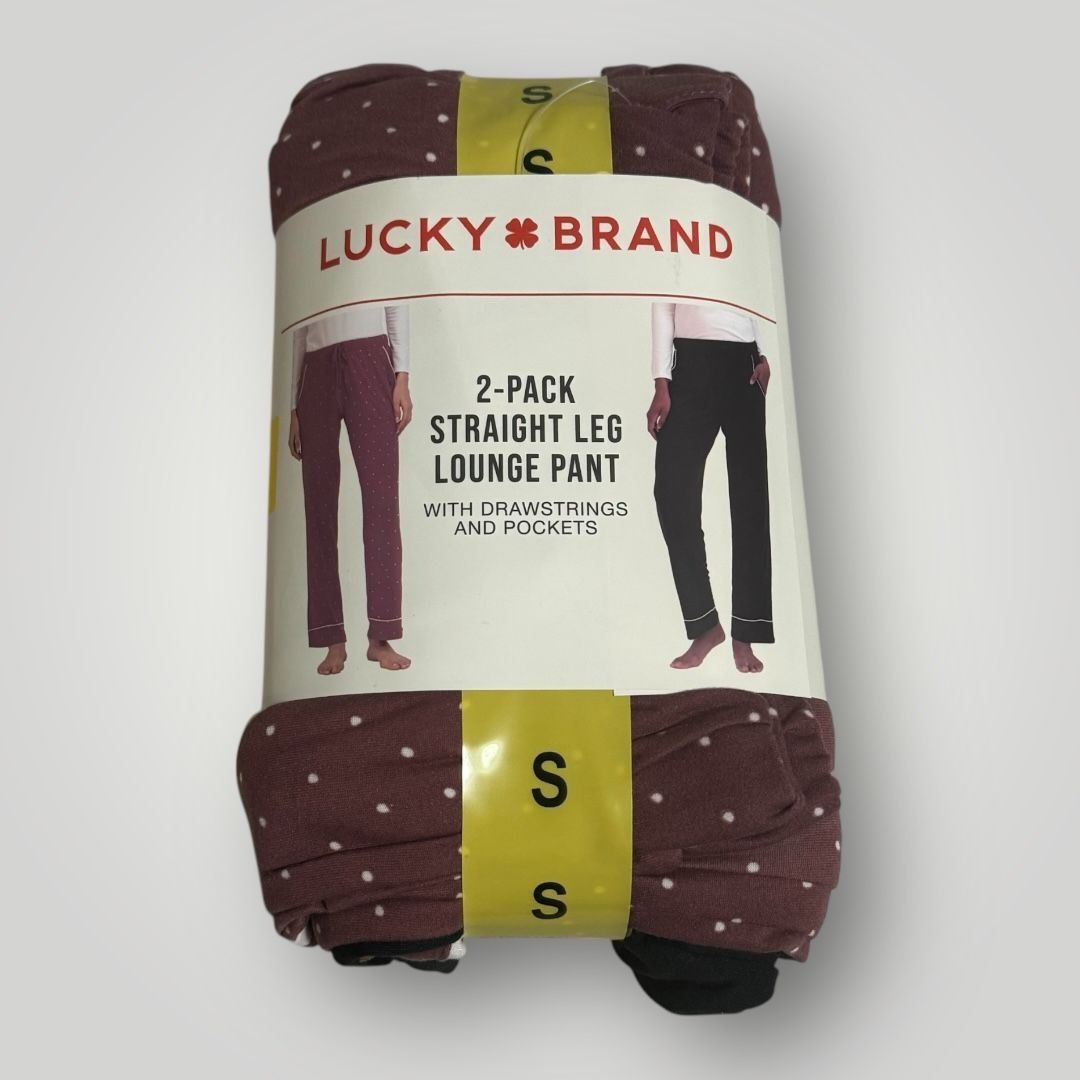 Lucky Brand Lucky Brand 2-Pack Straight Leg Lounge Pant Small Size 27" / US 4 / IT 40 - 6 Thumbnail