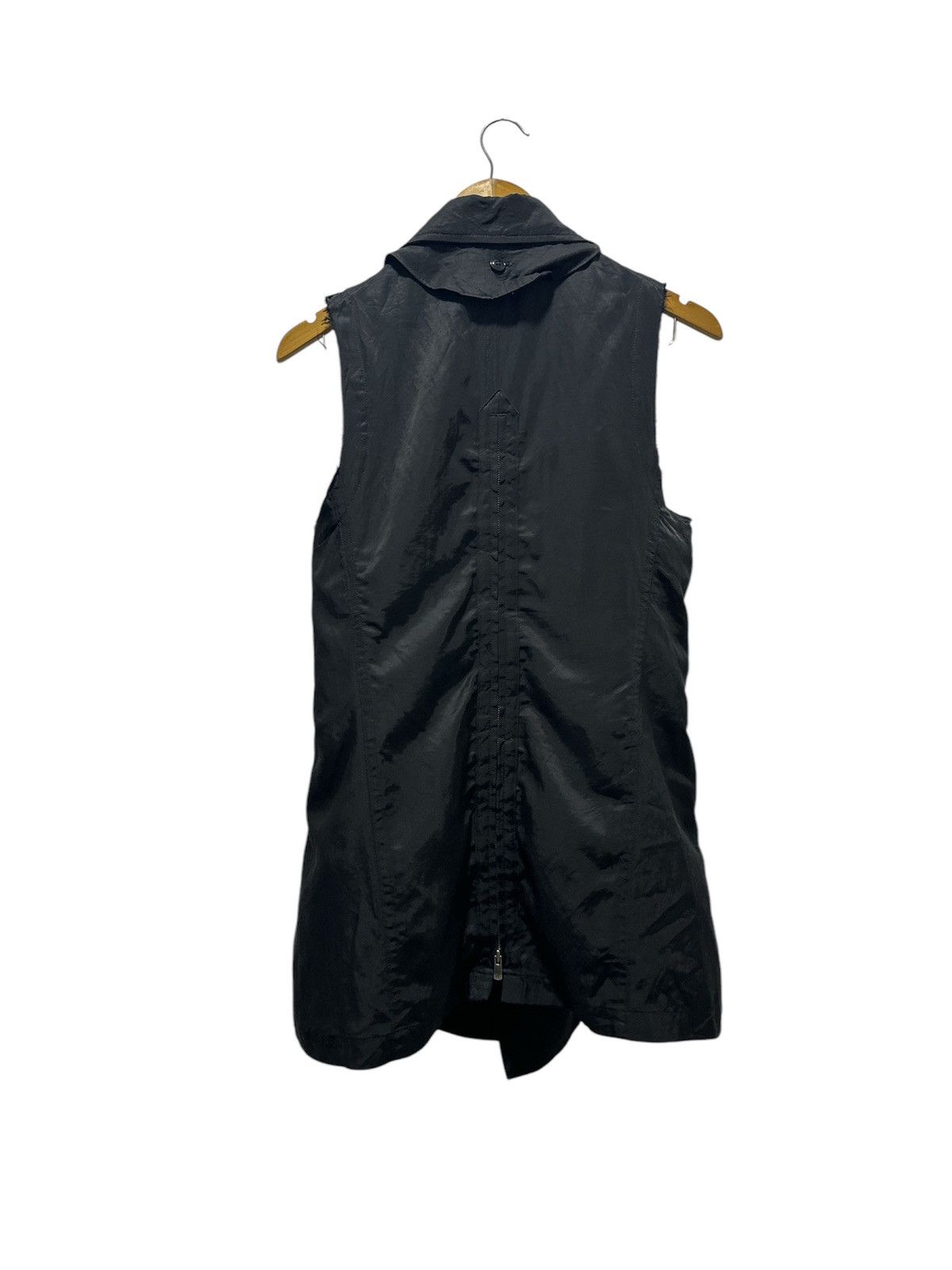Y's × Yohji Yamamoto Y’s Yohji Yamamoto black double breasted vest with open back Size L / US 10 / IT 46 - 7 Thumbnail