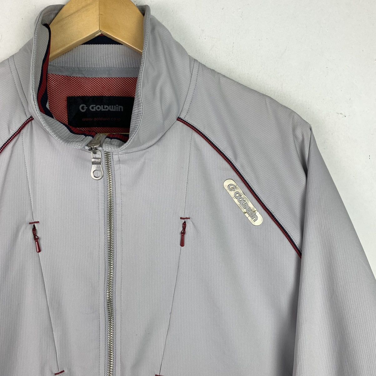 Japanese Brand × Vintage Vintage Goldwin Full Zipper Light Jacket Size US XL / EU 56 / 4 - 3 Thumbnail
