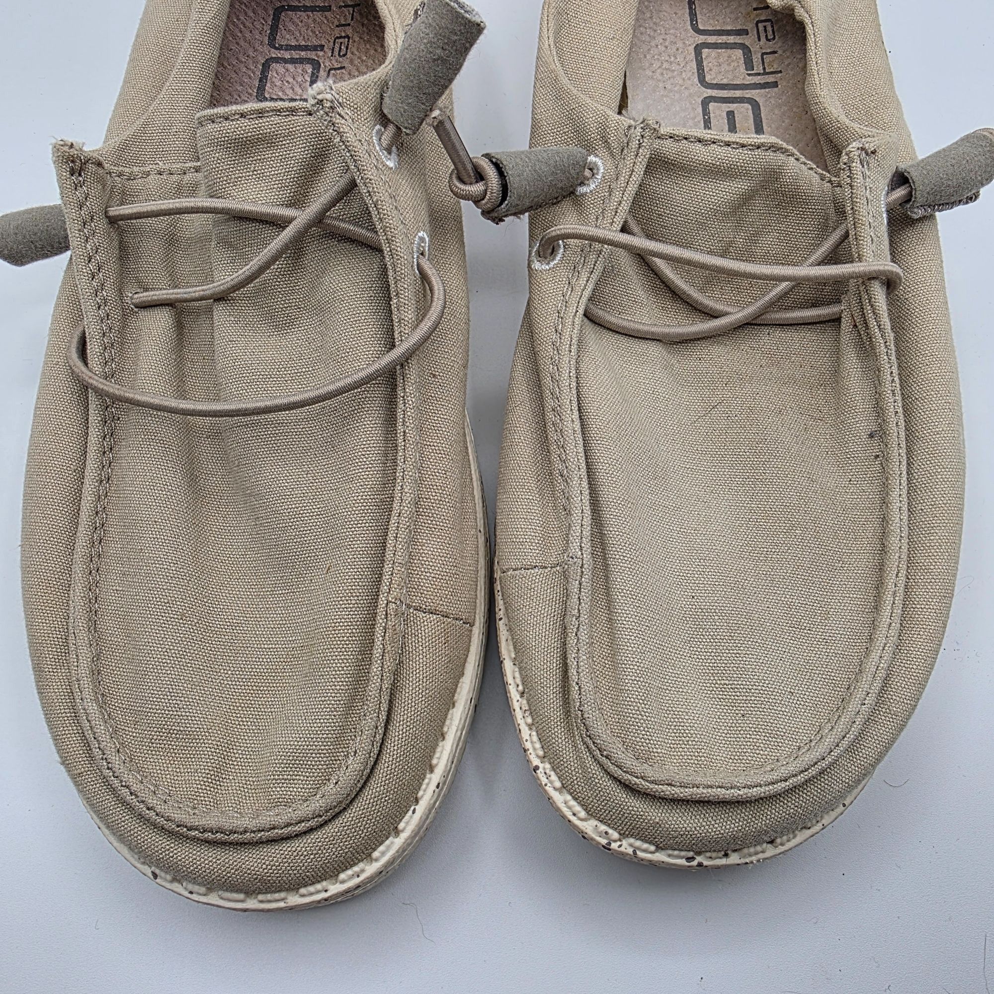 Other Hey Dude Wendy Grey Womens Size 8 Beige Shoes Casual Walking Size US 8 / IT 38 - 10 Thumbnail