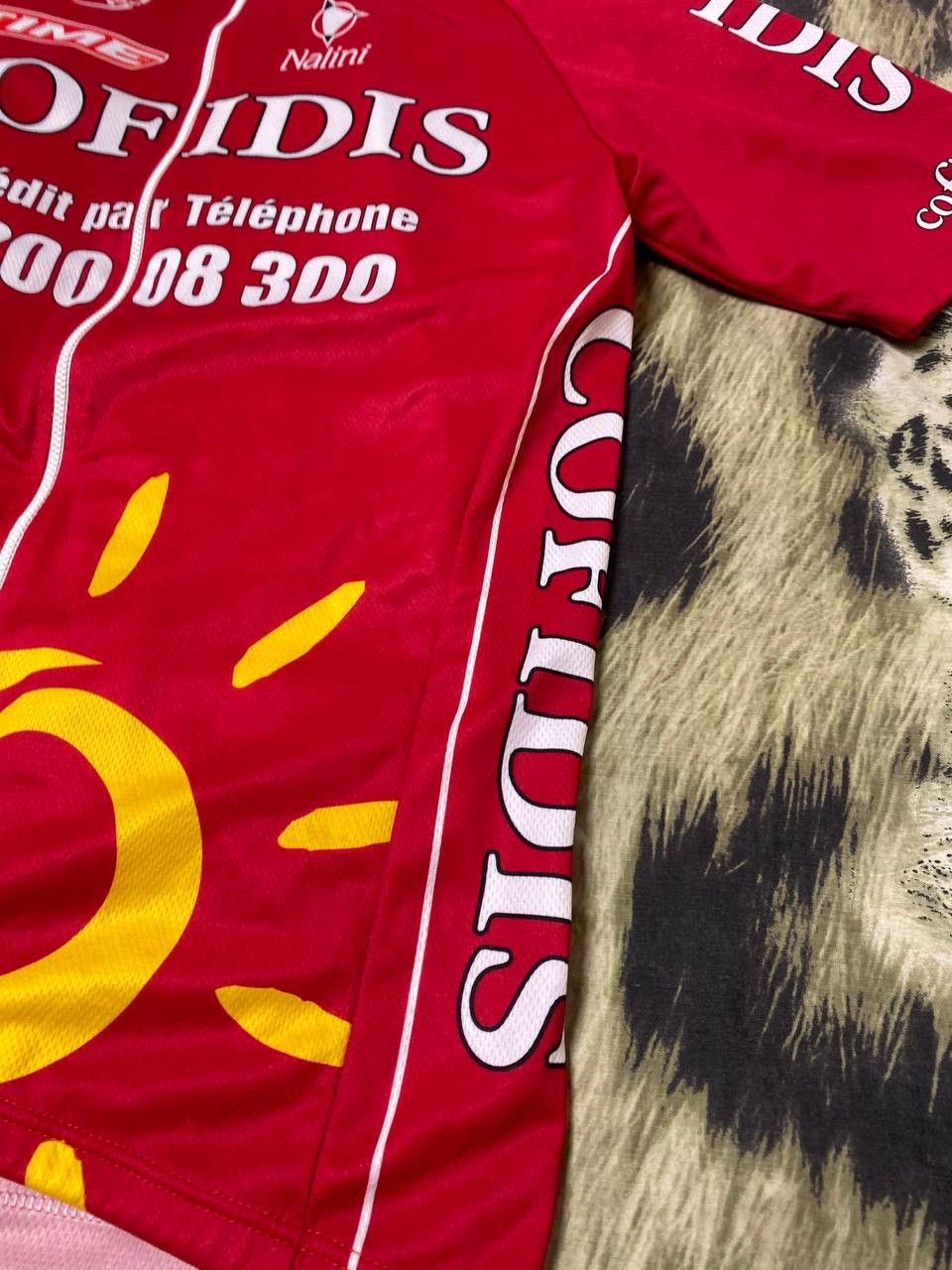 Vintage CYCLING SHIRT JERSEY MAGLIA CAMISETA TRIKOT COFIDIS NALINI Size US M / EU 48-50 / 2 - 10 Thumbnail