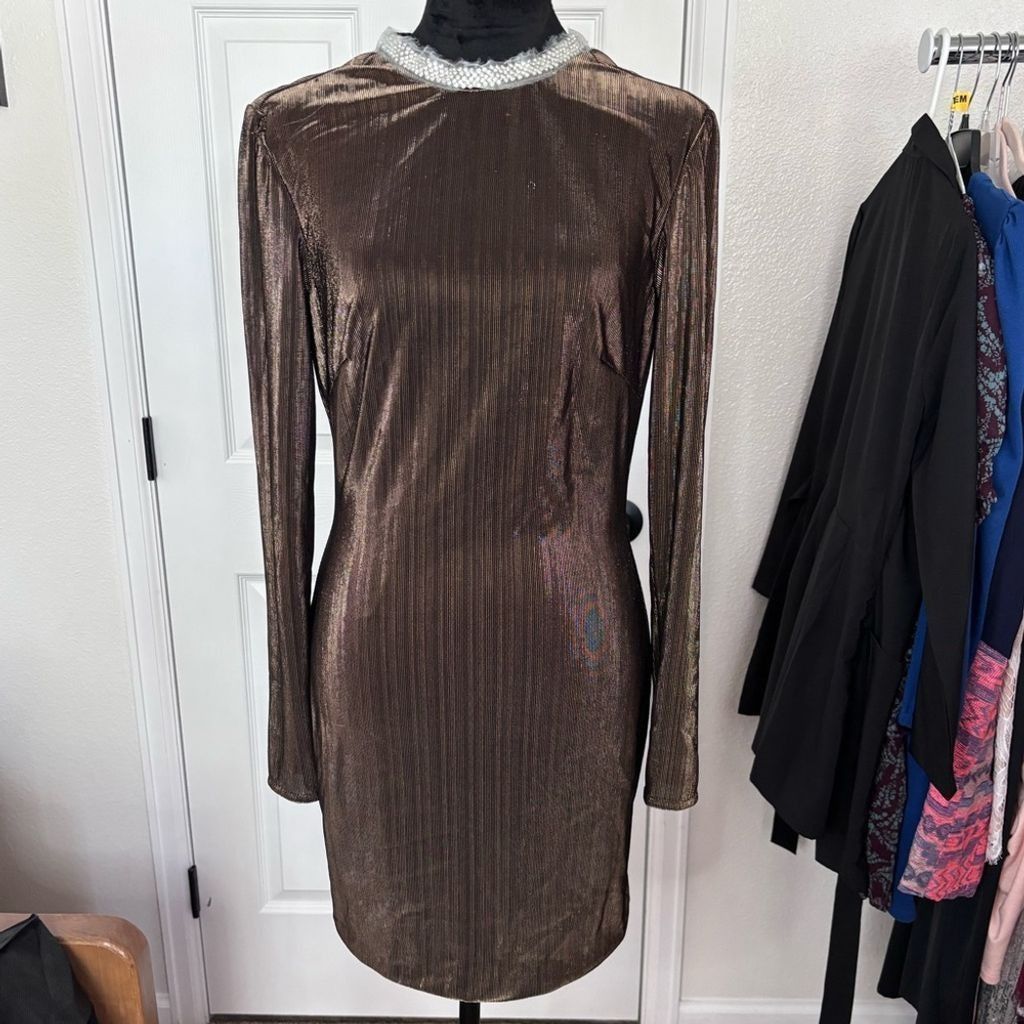 Nordstrom Mac Duggal 12511 sz 4 mini dress NWT Size S / US 4 / IT 40 - 4 Thumbnail