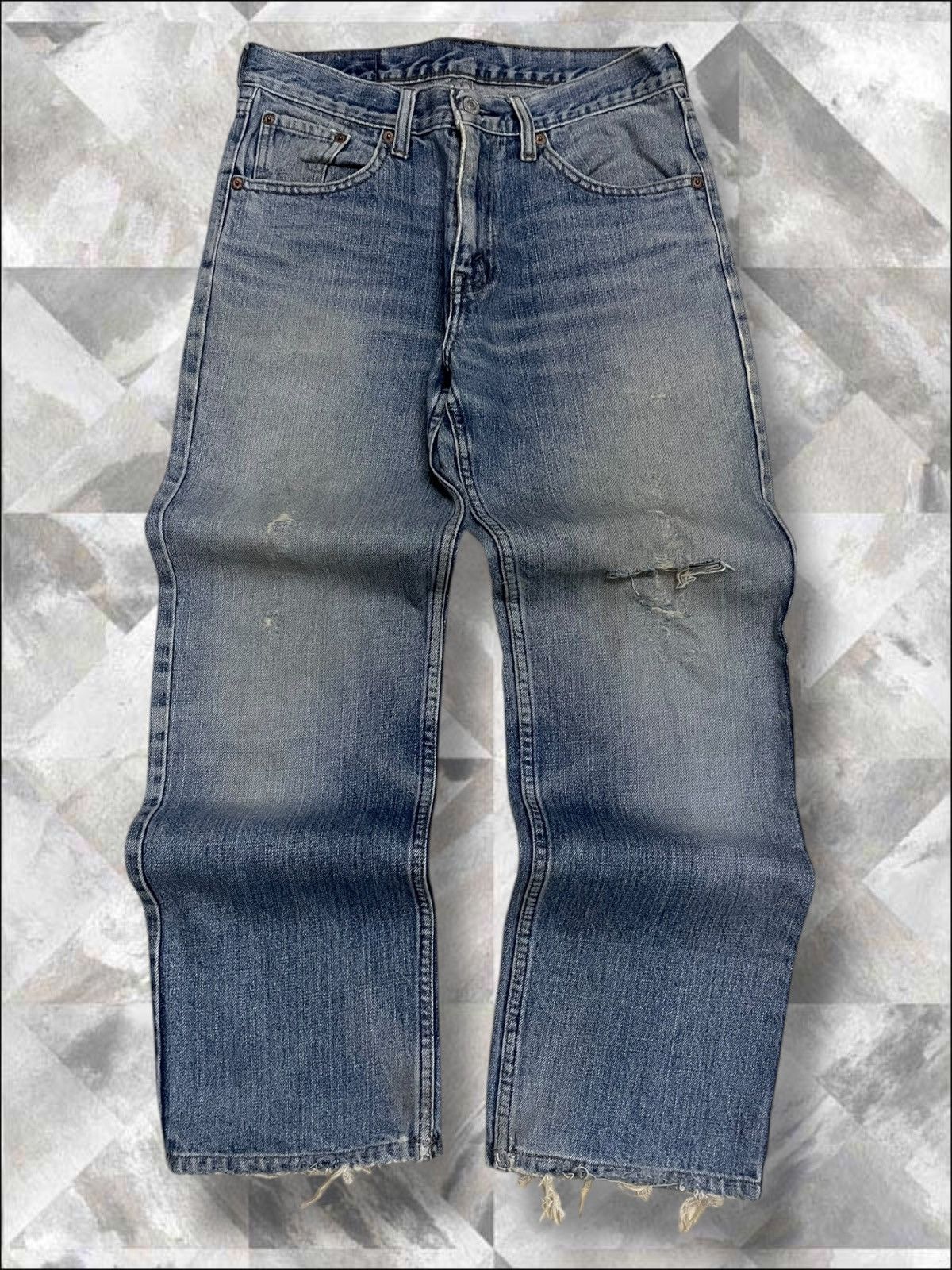 Levi's Vintage Clothing Vintage 1990s Og Levis Designer 533 Distressed Denim Size US 29 - 1 Thumbnail