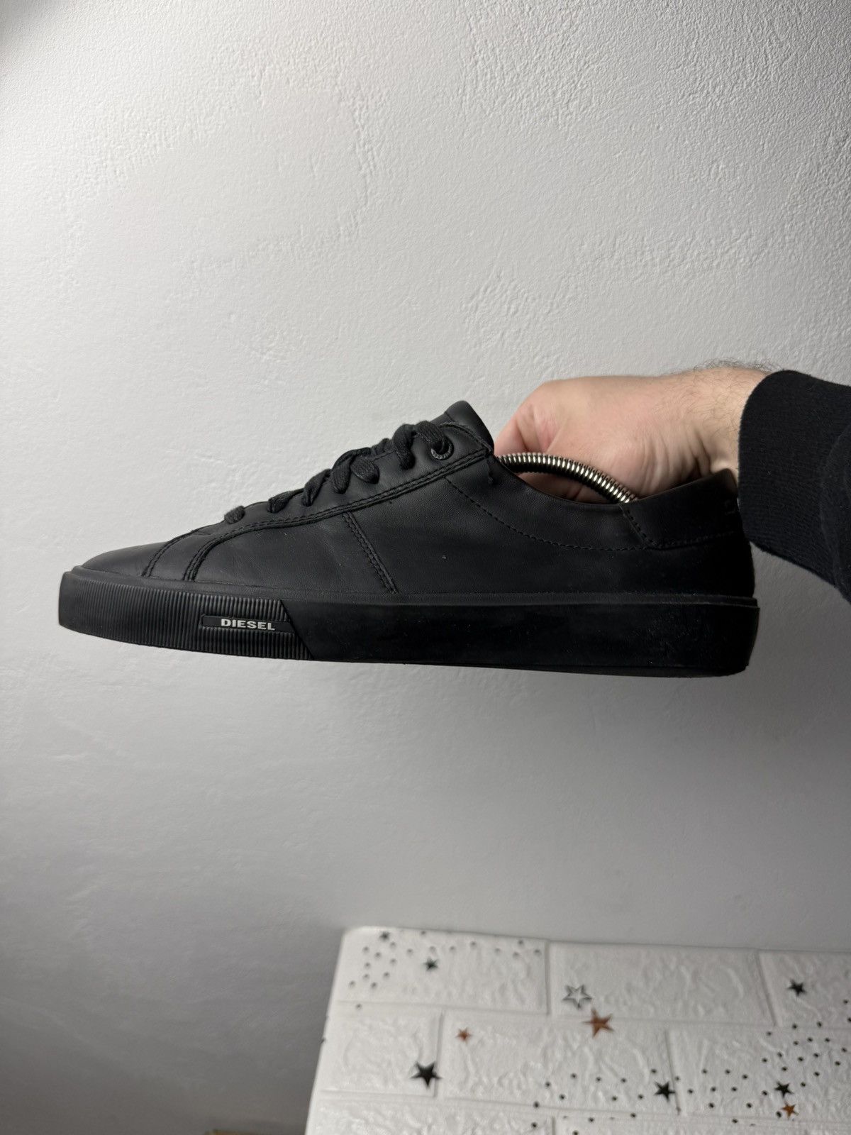 Diesel Diesel S-Mydori LC Black US10 UK9 EUR43 Shoes Casual Leather Size US 10 / EU 43 - 2 Thumbnail