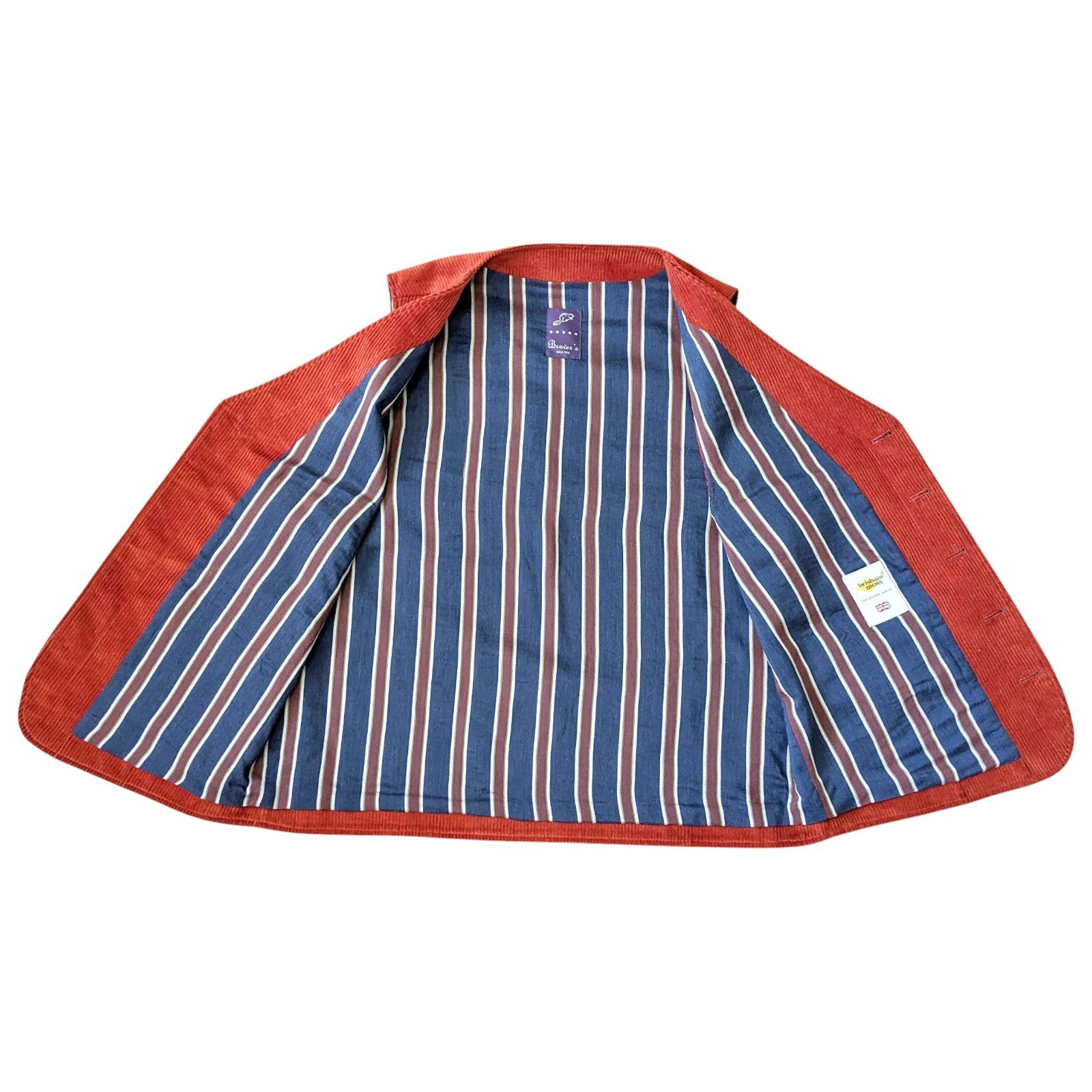 Other Vintage Beaver's Light Brown Corduroy Vest (L-XL) Size US L / EU 52-54 / 3 - 6 Thumbnail