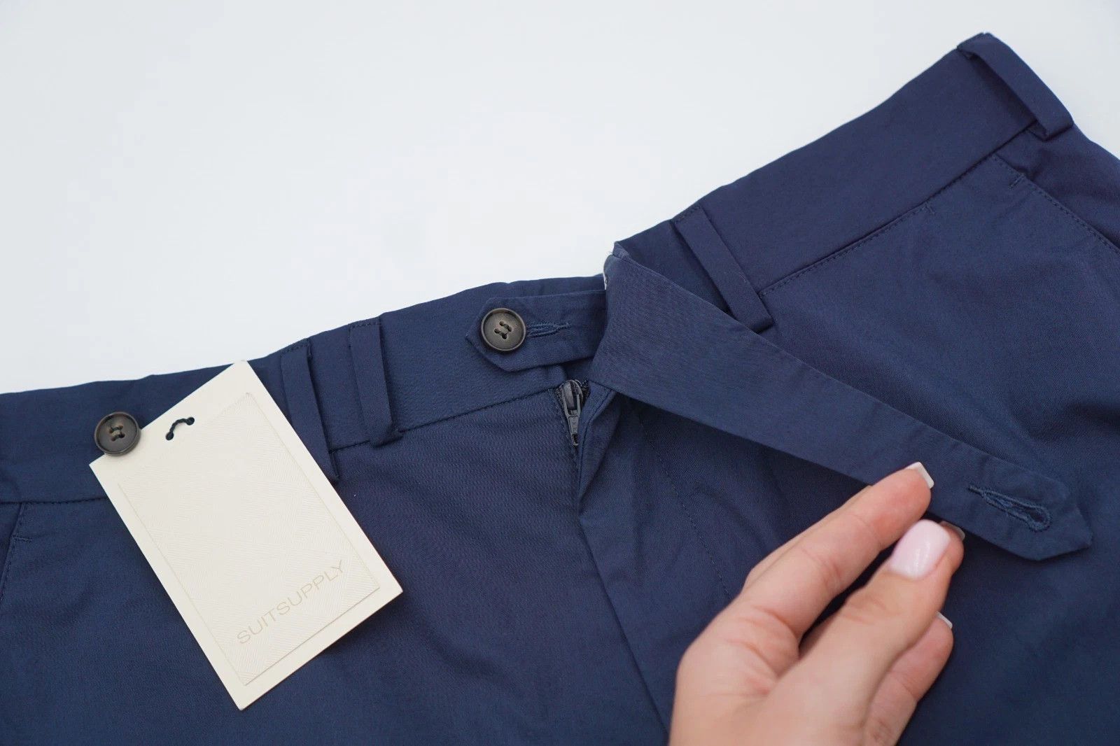 Suitsupply Men Suitsupply Trousers Blake Pure Cotton Progettpund US36 Size 36R - 3 Thumbnail