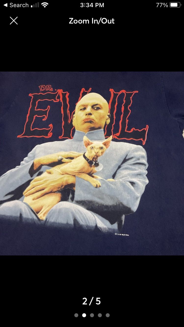 Vintage Vintage dr evil shirt large 99’ Size US L / EU 52-54 / 3 - 2 Thumbnail