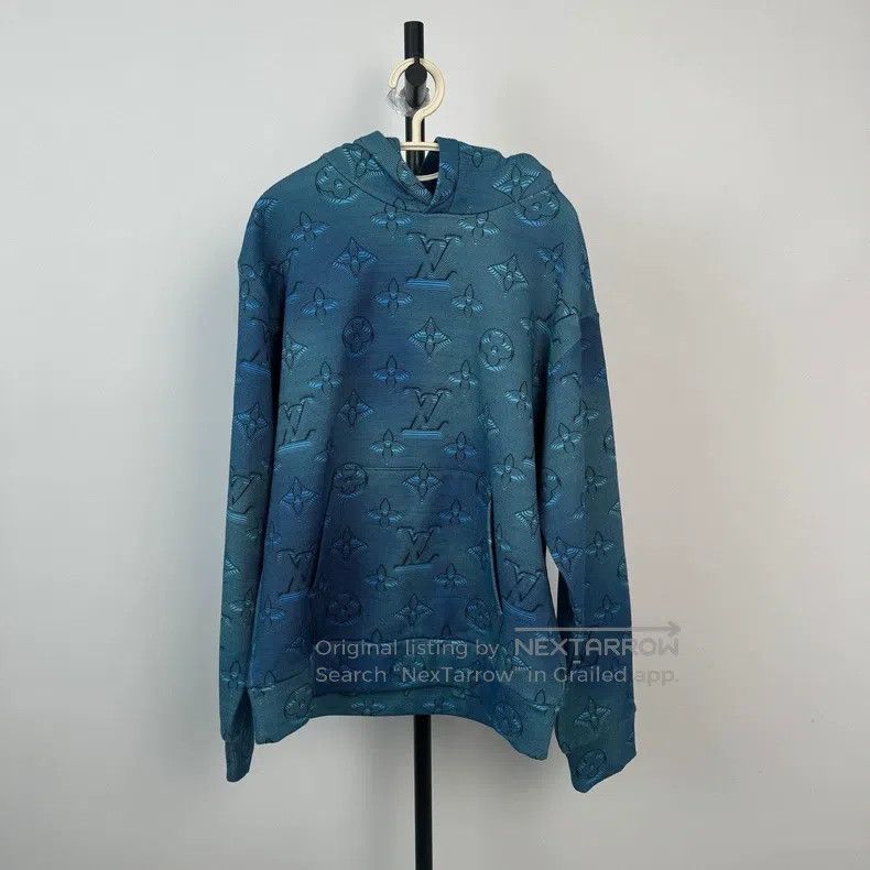 Louis Vuitton Louis Vuitton Full print hooded sweatshirt Size US M / EU 48-50 / 2 - 1 Thumbnail