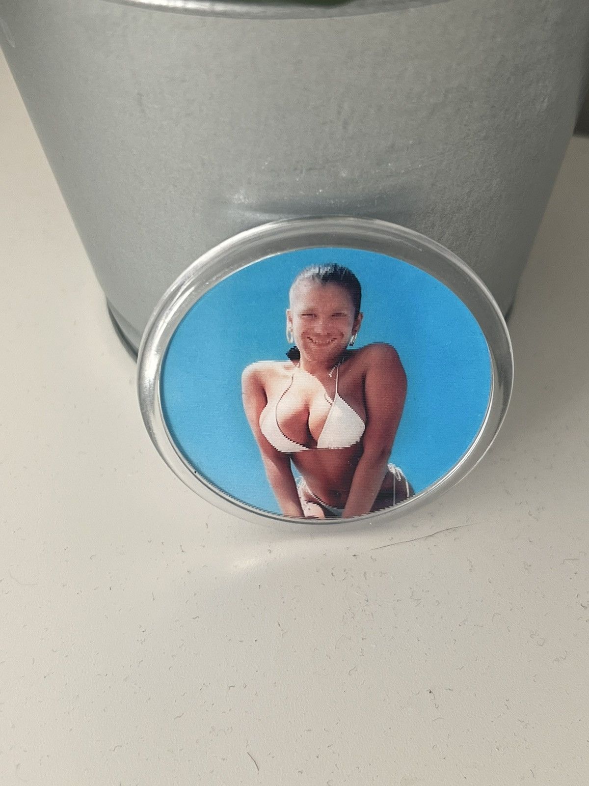Gleb Kostin Solutions Aphex twin Windowlicker holographic pin Size ONE SIZE - 2 Thumbnail