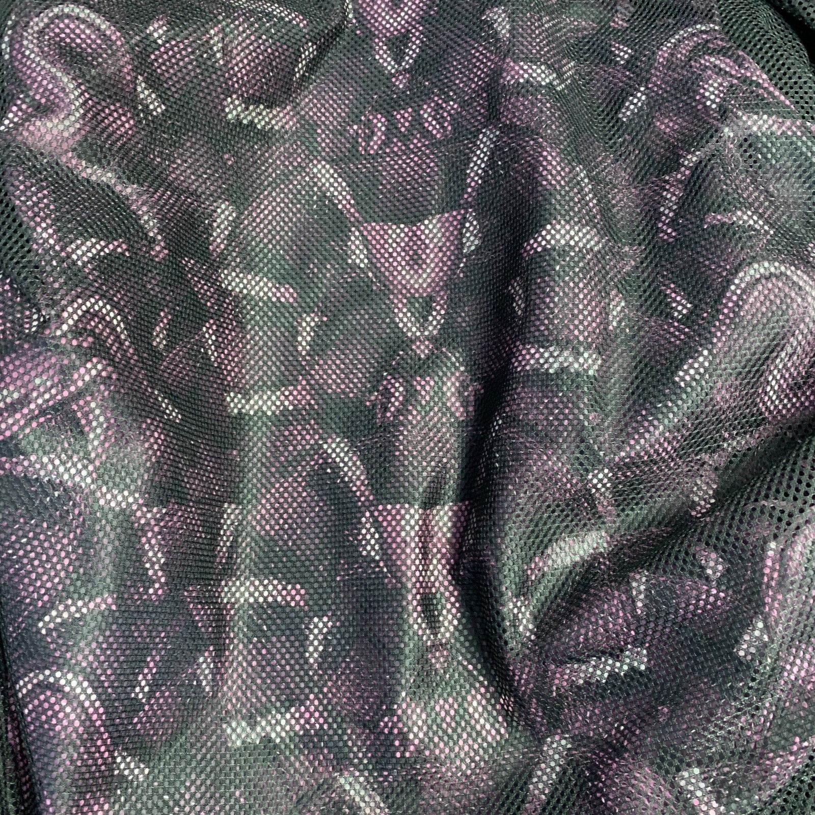 Marcelo Burlon S Black Purple Polyamide Snake Print Hooded Rain Jacket Size S / US 4 / IT 40 - 6 Thumbnail