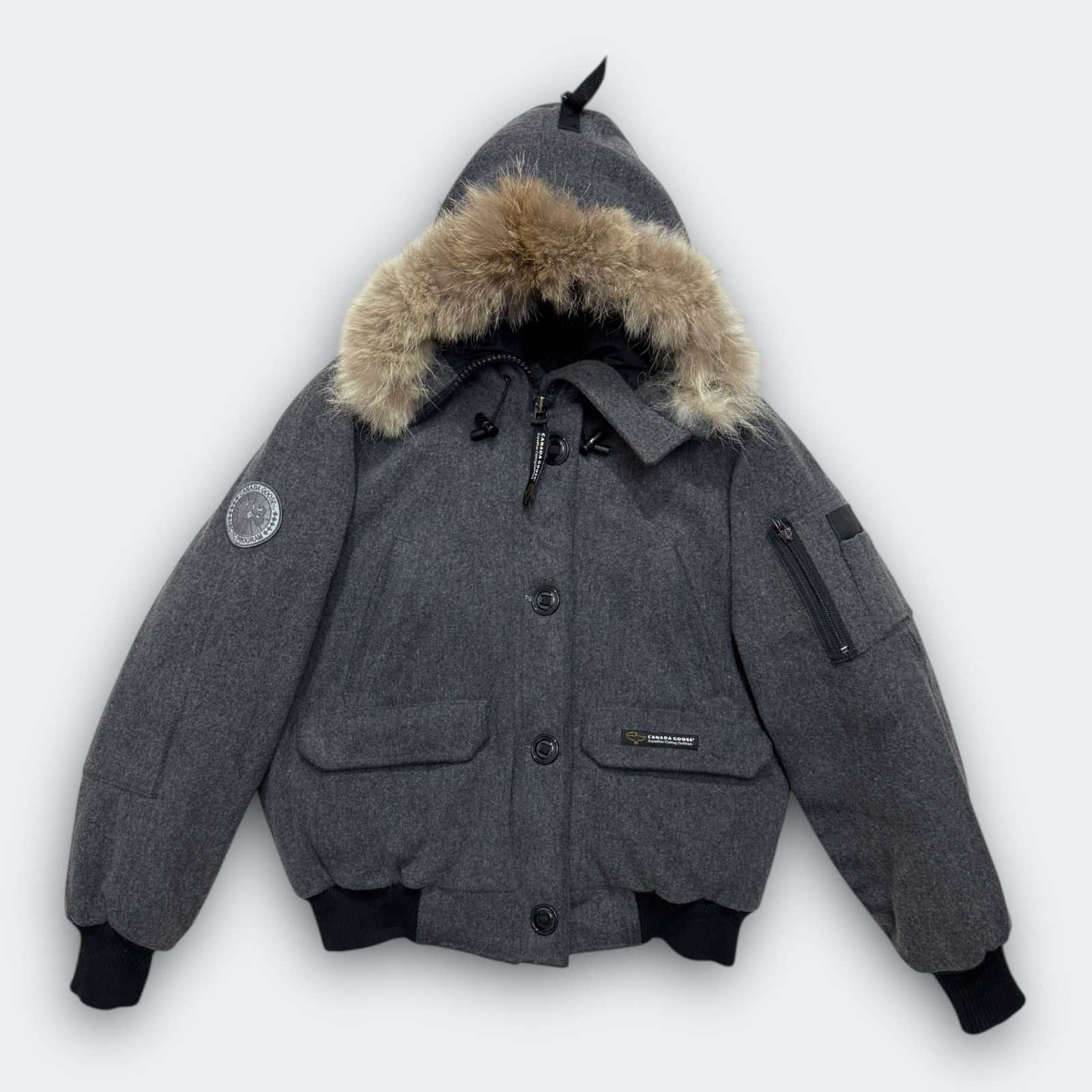 Canada Goose women's chilliwack virgin wool bomber jacket Size XL / US 12-14 / IT 48-50 - 4 Thumbnail