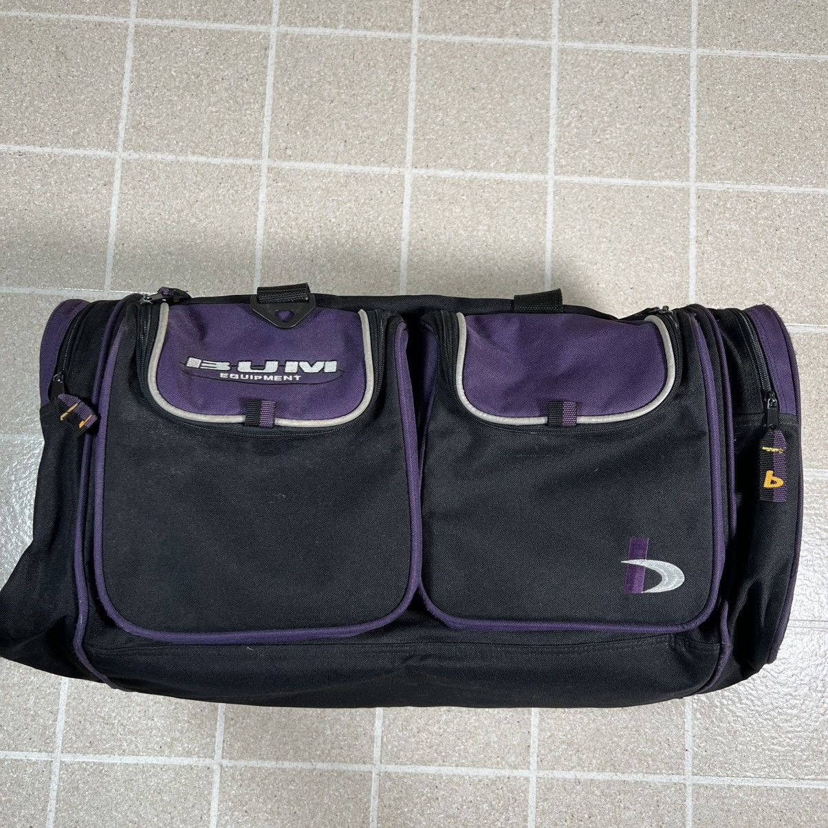 B.U.M Equipment Vintage BUM Equipment Duffle Bag Large Black Purple Gym Size ONE SIZE - 1 Thumbnail
