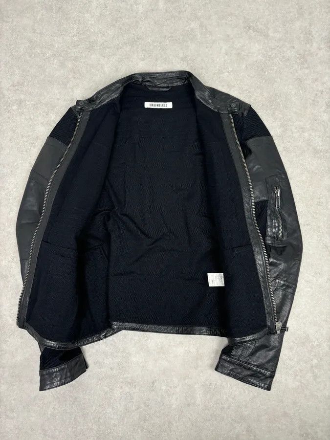 Dirk Bikkembergs AW2010 Bikkembergs Hybrid Black Leather Jacket Size US L / EU 52-54 / 3 - 8 Thumbnail