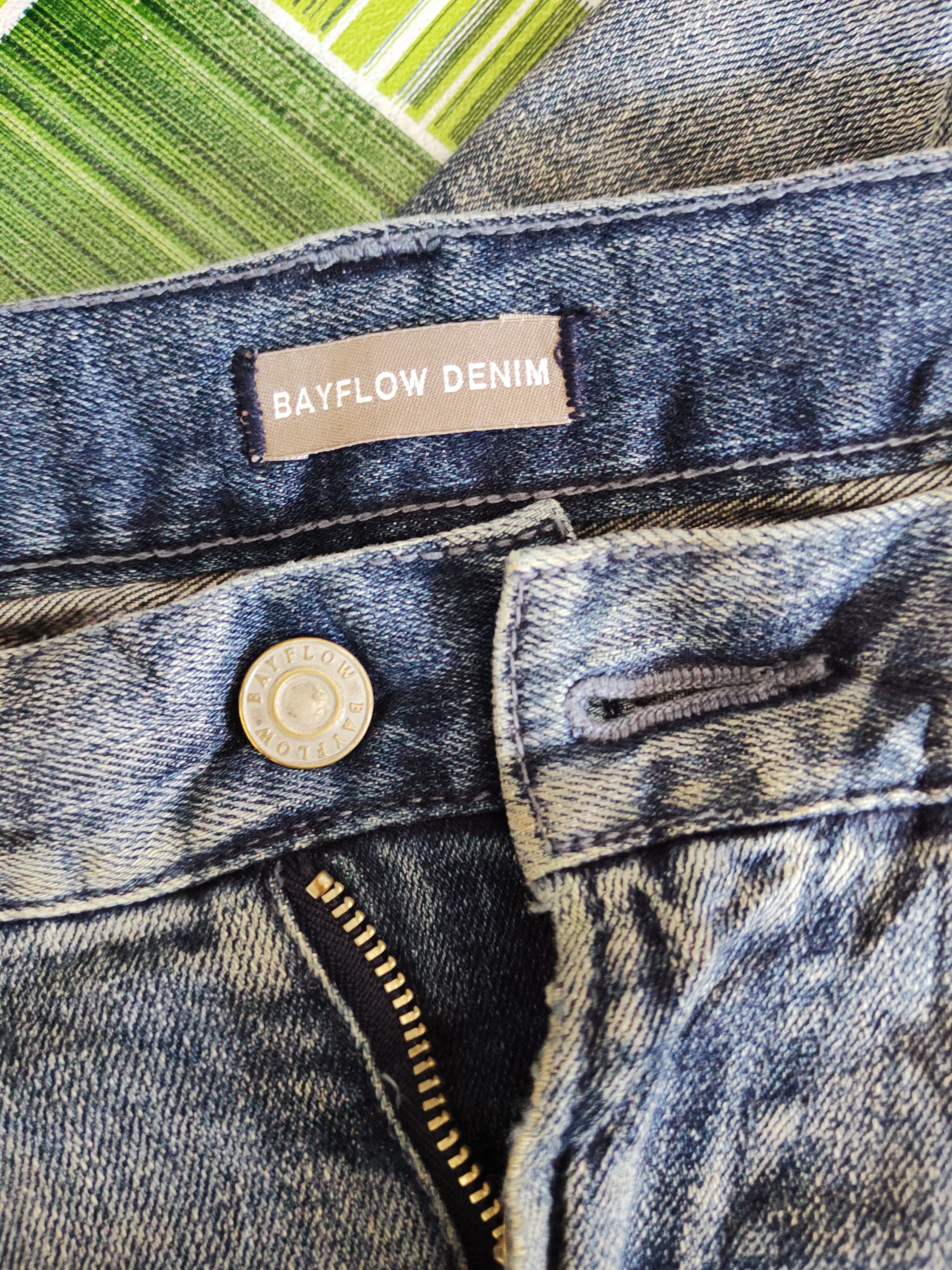 Bayflow Blue Faded Distressed Ripped Jeans #S2652