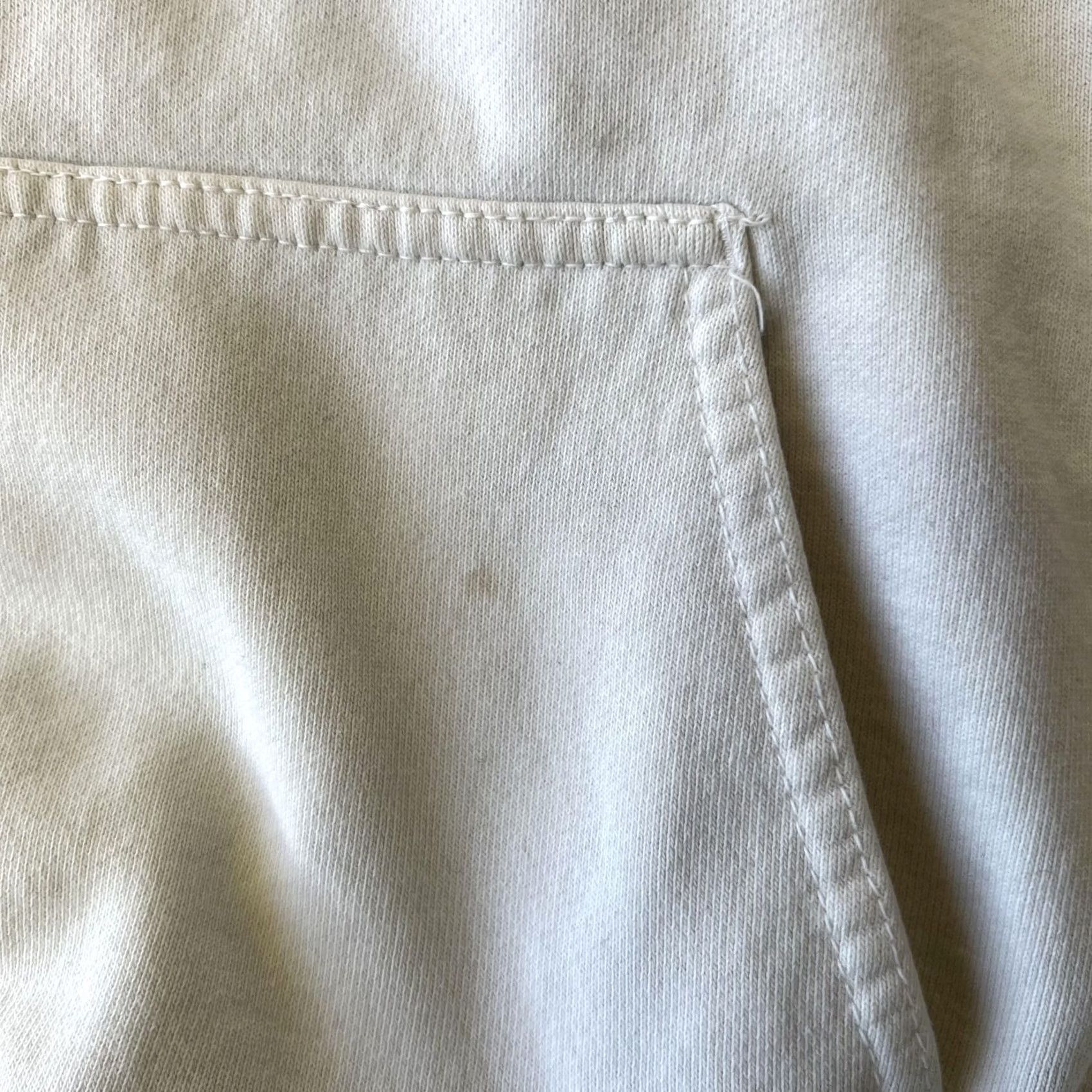 Vintage VINTAGE John Galt Hoodie Sweatshirt Womens Large White Black New York Pullover J Galt Size ONE SIZE - 5 Thumbnail