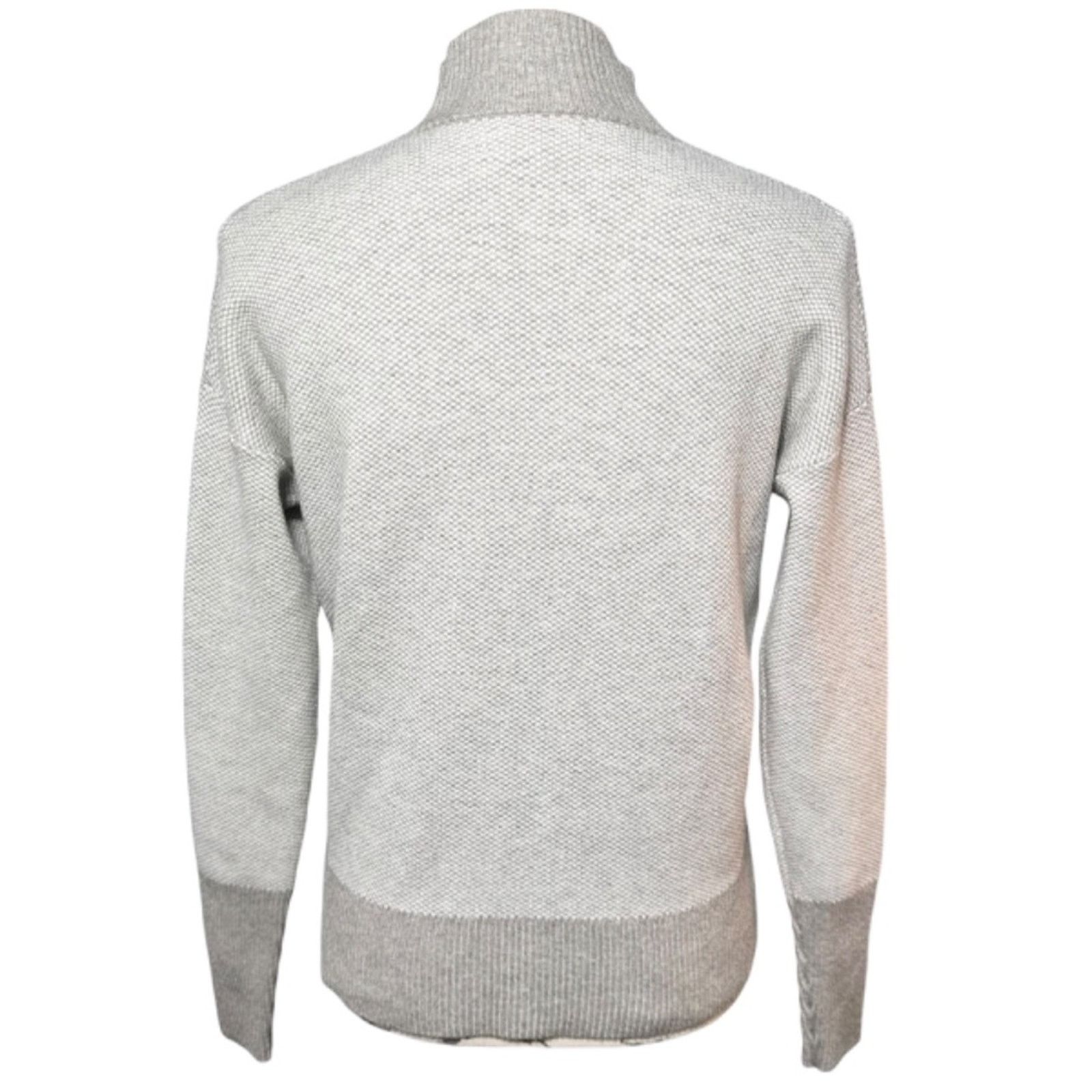 Rachel Zoe Rachel Zoe Mock Neck Grey Sweater, Soft Knit, Size XS NWT Size S / US 4 / IT 40 - 4 Thumbnail