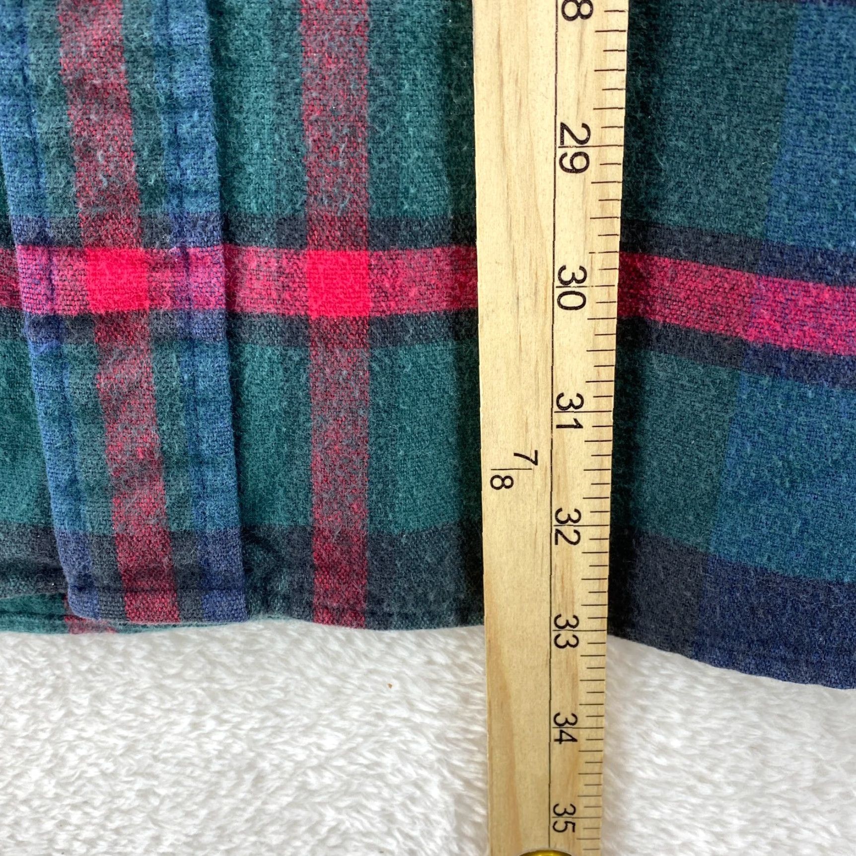 Vintage VINTAGE LL Bean Mens Large Tall Plaid Flannel Button Up Long Sleeve Shirt Cotton Size US L / EU 52-54 / 3 - 6 Thumbnail