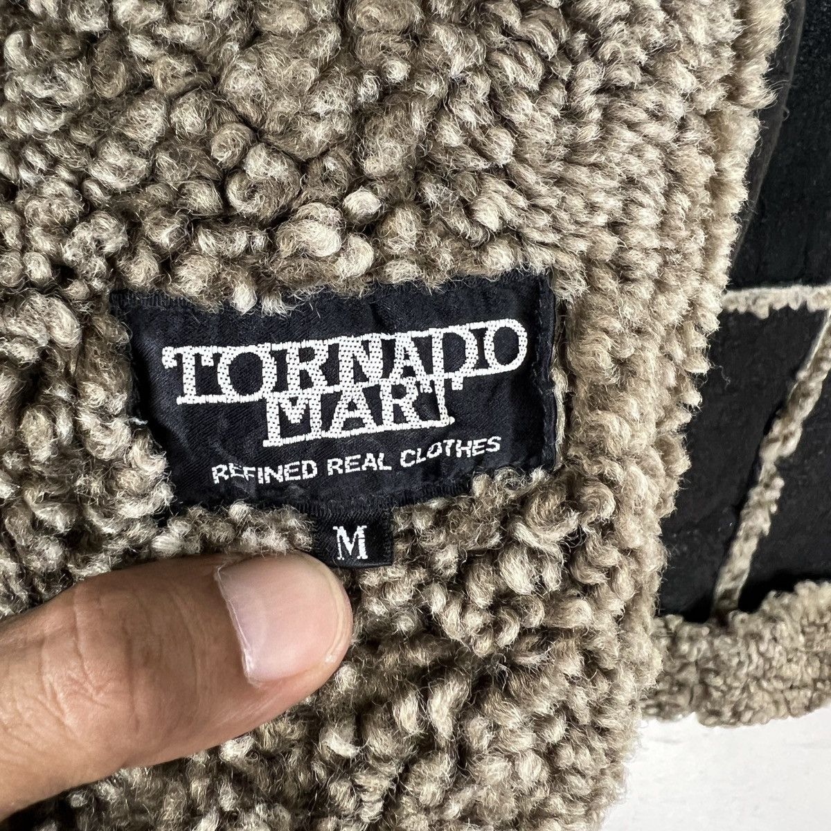 Tornado Mart 🔥 Tornado Mart Leather Shearling Jacket Size US M / EU 48-50 / 2 - 12 Thumbnail