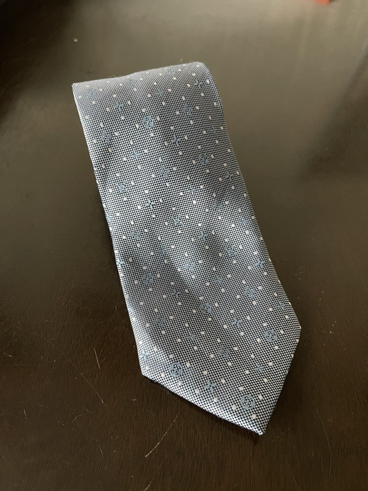 Louis Vuitton Louis Vuitton Monogram Silk Tie Size ONE SIZE - 2 Thumbnail