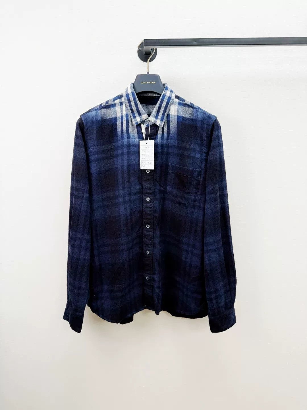Sacai Sacai Gradient Check Shirt Size US L / EU 52-54 / 3 - 1 Thumbnail