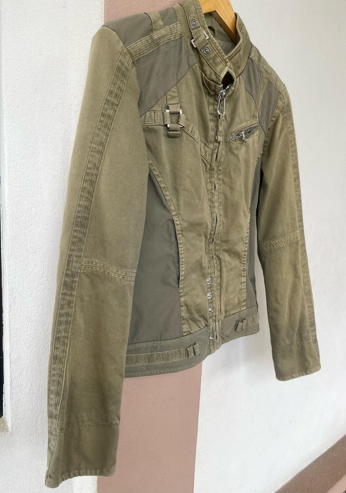 Designer × Diesel × Vintage Spring Summer Wind Diesel Parachute Jacket Size M / US 6-8 / IT 42-44 - 12 Thumbnail
