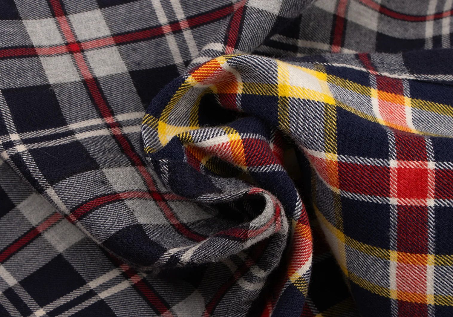 Junya Watanabe Checkered Flannel Shirt in Yellow and Red, Size XS Size US XS / EU 42 / 0 - 17 Thumbnail