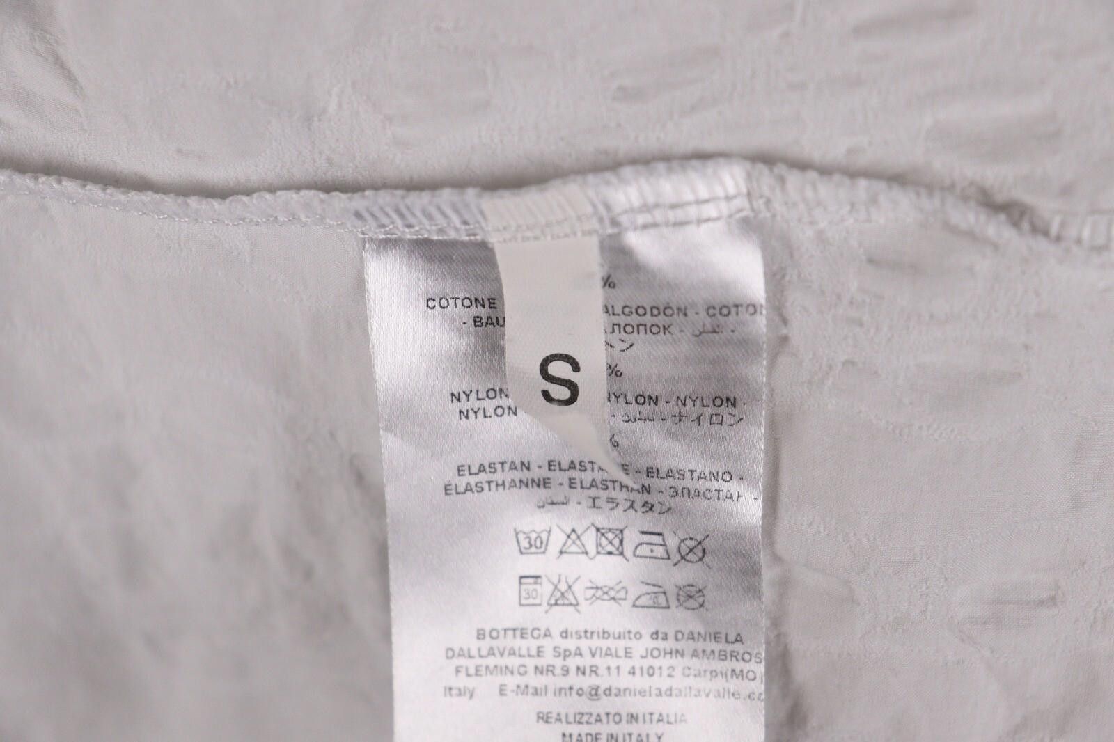 Bottega Veneta Bottega by Elisa Cavaletti White Lagenlook Shirt Size S Size S / US 4 / IT 40 - 9 Thumbnail