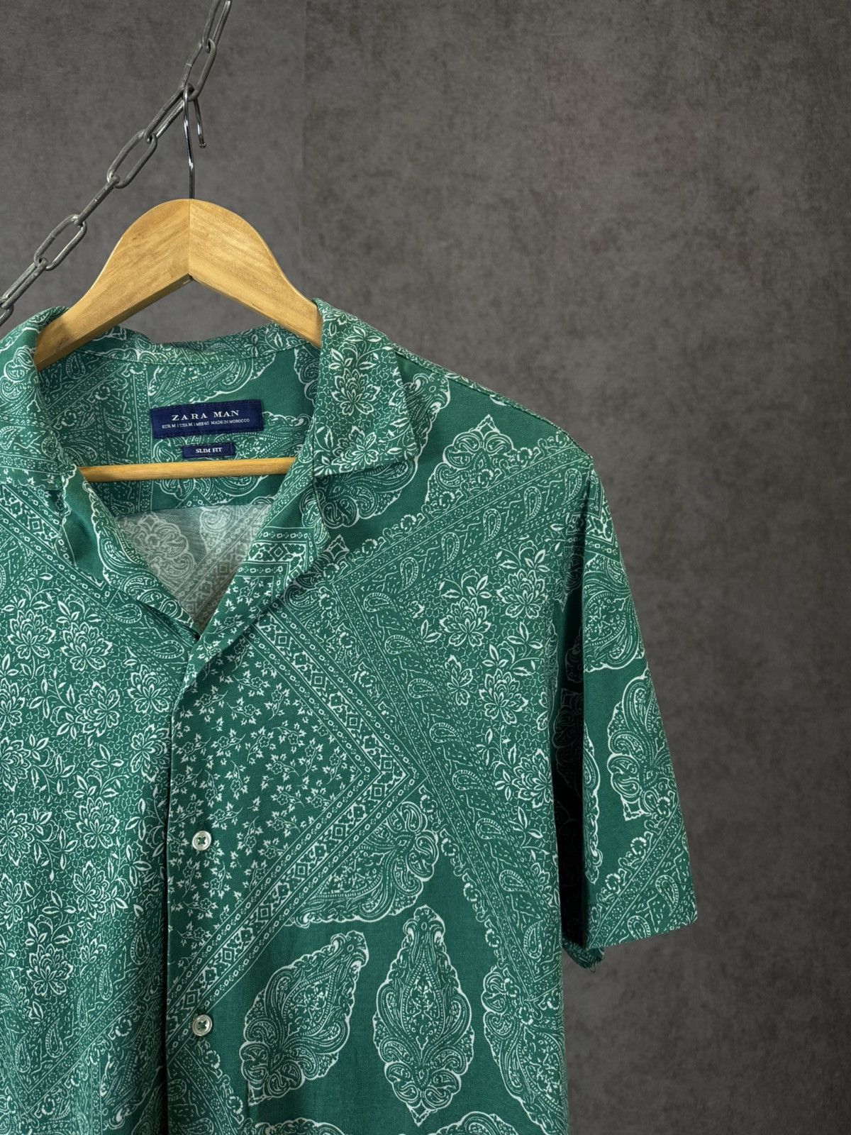 Zara Zara Man art Hawaiian shirt Size US M / EU 48-50 / 2 - 2 Thumbnail