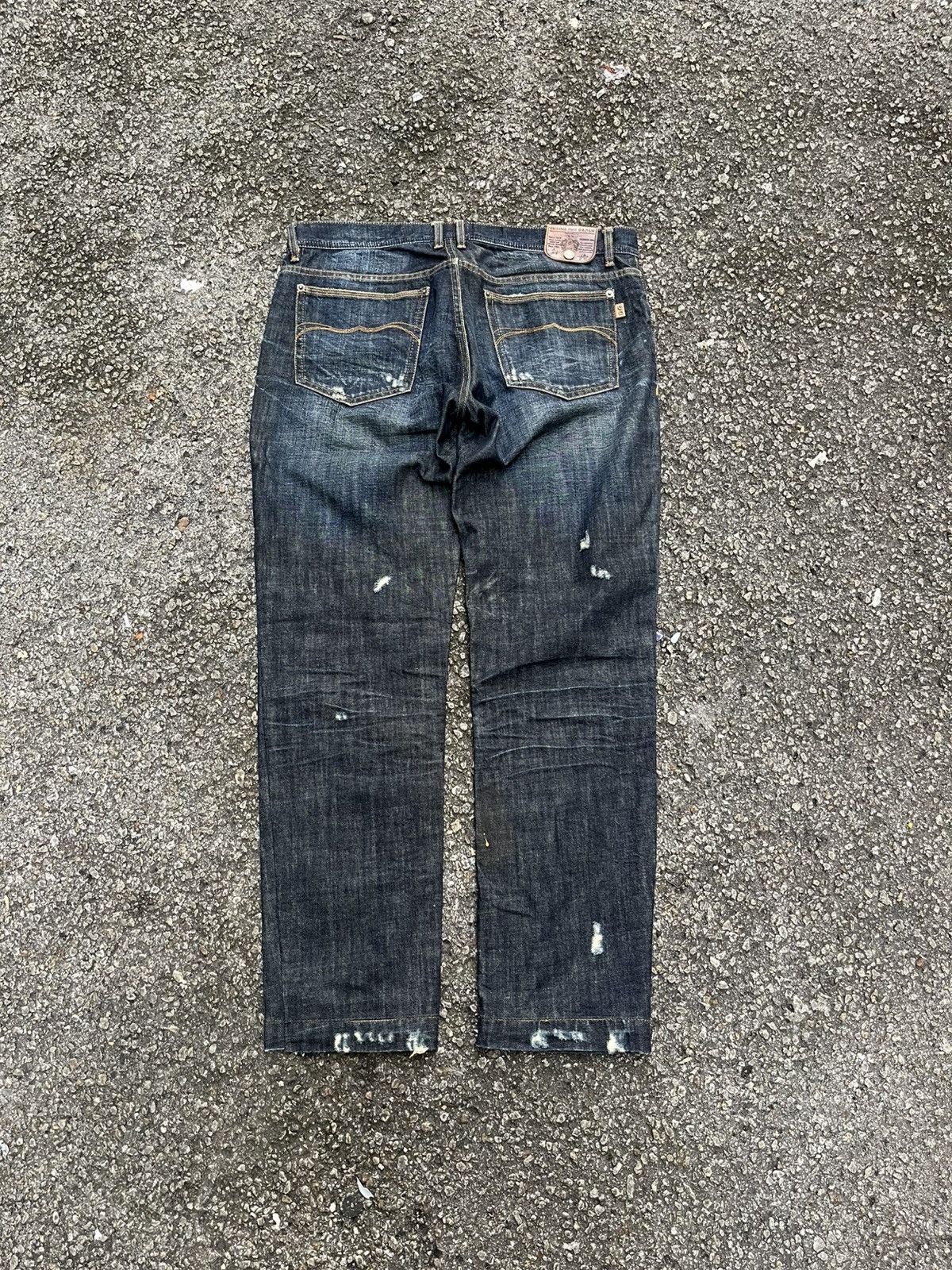 Dolce & Gabbana Y2K Vintage D&G Denim Patches Distressed Jeans Streetwear Size US 34 / EU 50 - 12 Thumbnail
