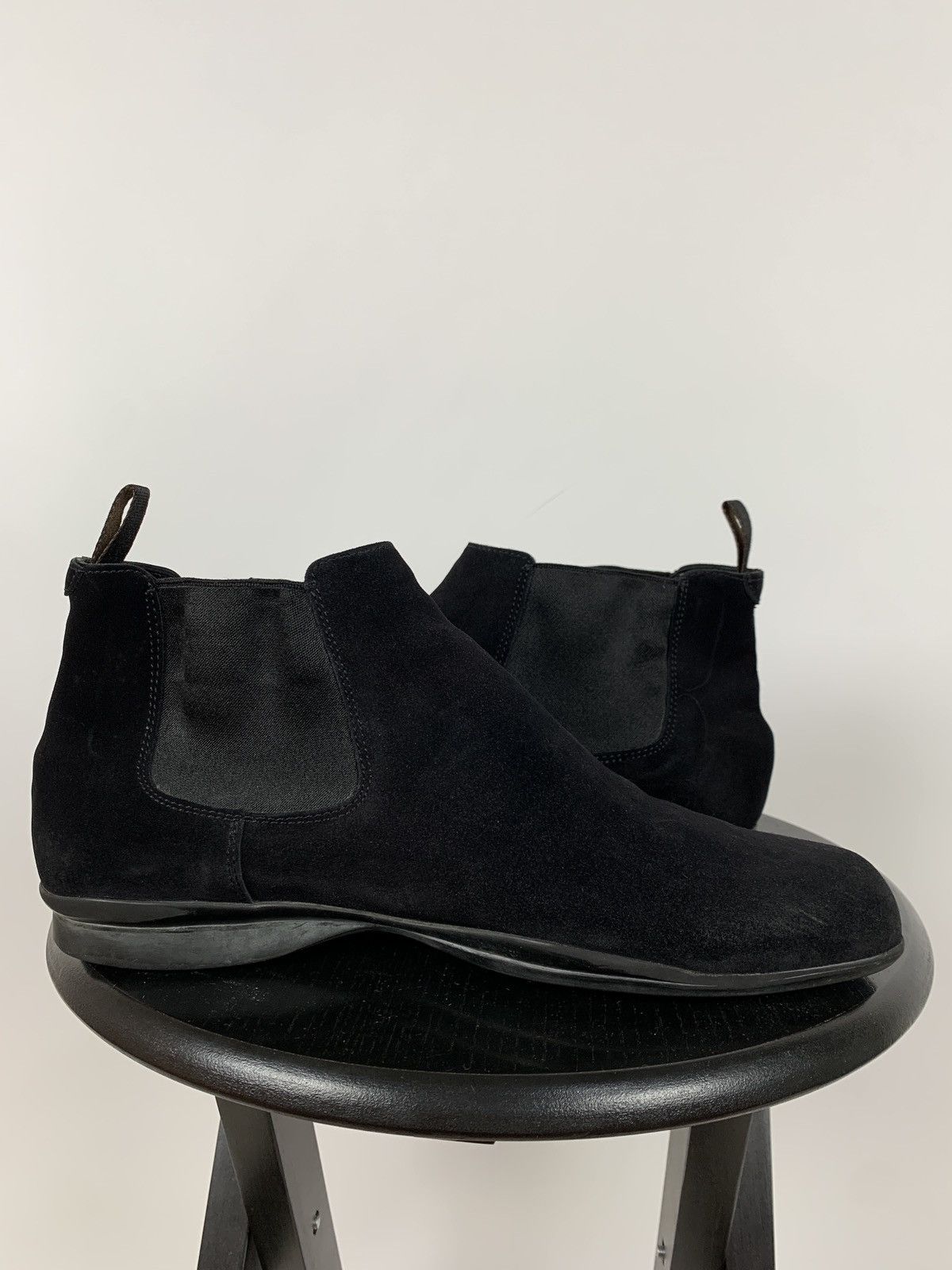 Prada Vintage Prada Black Leather Boots Size US 7 / EU 40 - 3 Thumbnail
