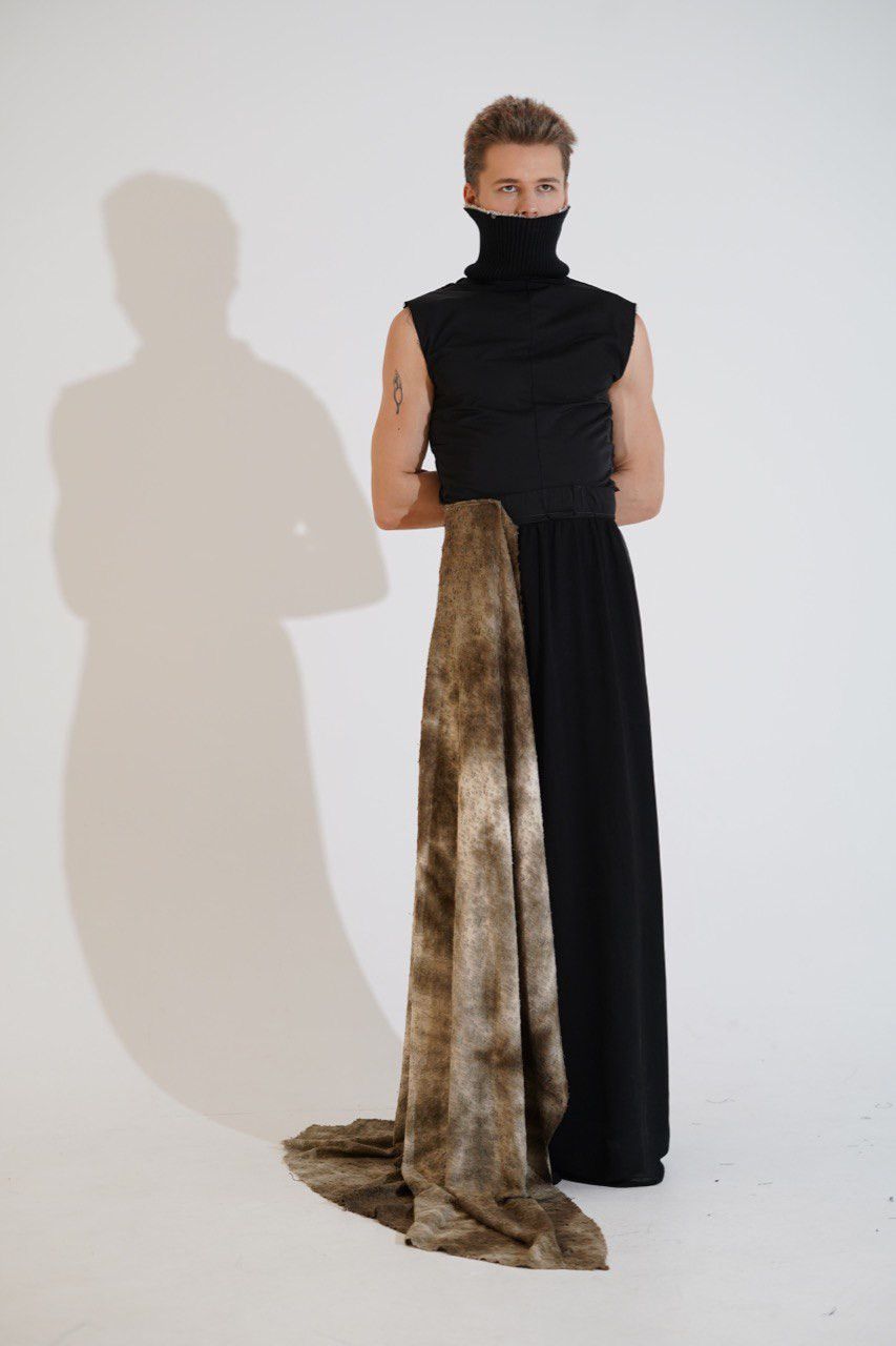 Handmade Long skirt avant garde Size 25" / US 0 / IT 36 - 3 Thumbnail
