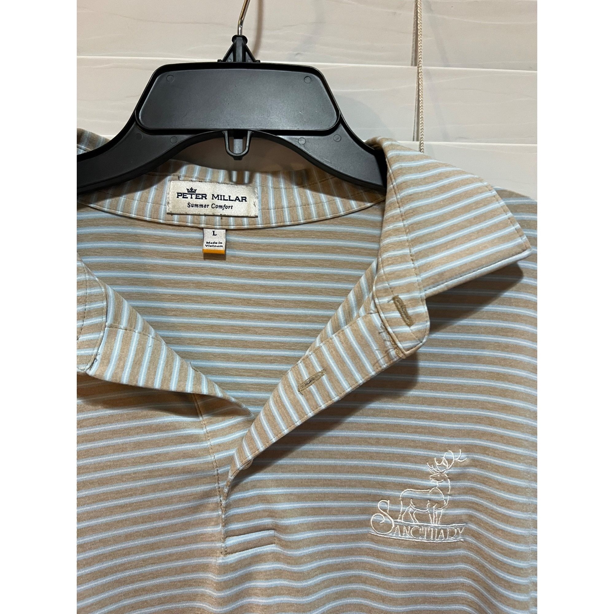 Peter Millar Peter Millar Summer Comfort Sanctuary Polo Shirt - Size L Size US L / EU 52-54 / 3 - 2 Thumbnail