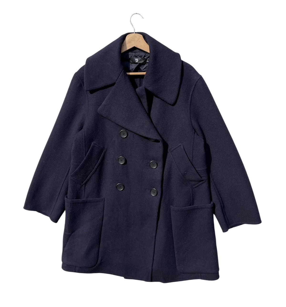 Jil Sander 🔥Accept Binding Offer🔥 Jil Sander Double Face Pea Coat Wool Size US L / EU 52-54 / 3 - 2 Thumbnail