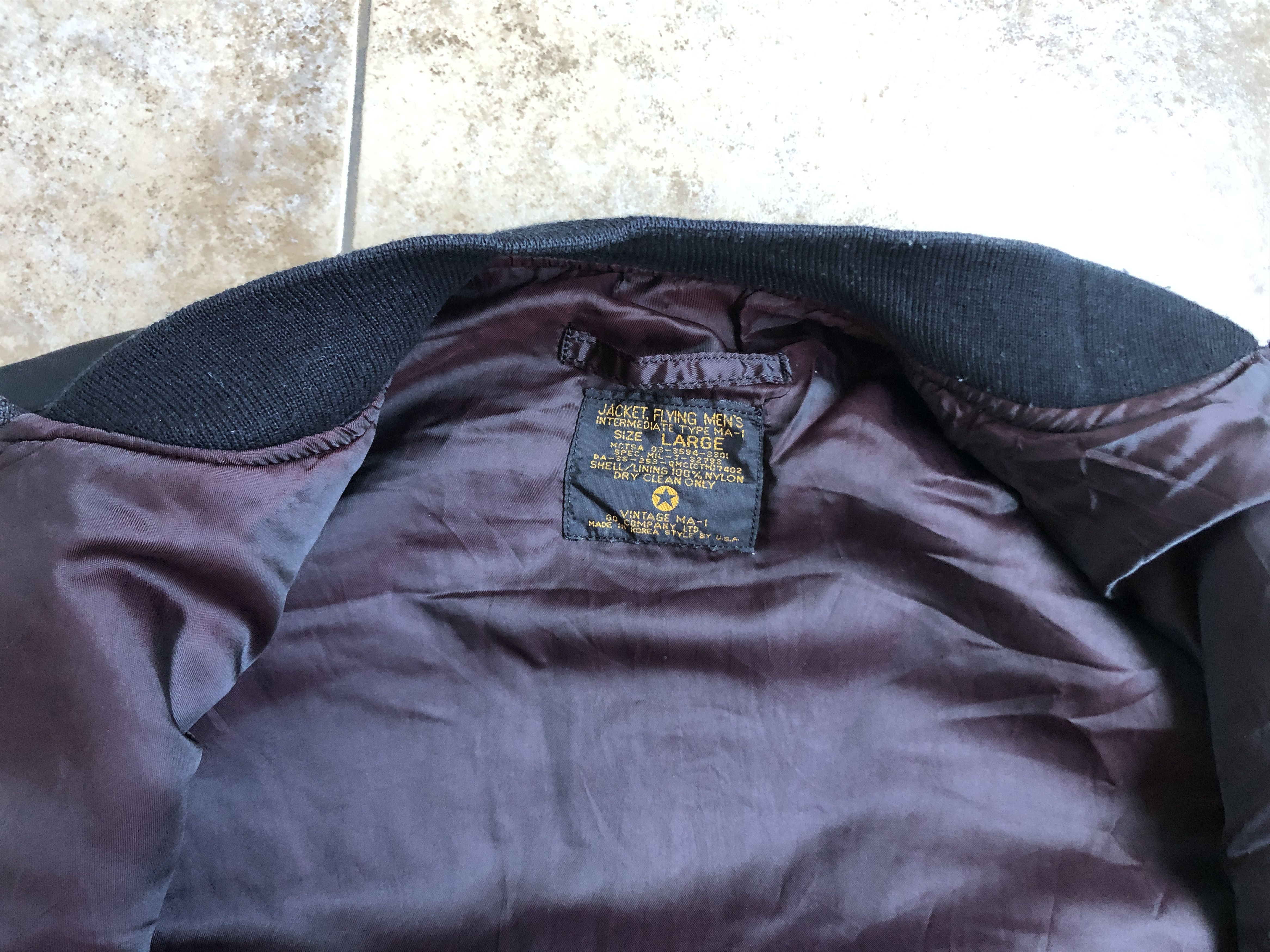 Vintage USAF Air Force Military MA-1 Flight Jacket Vest Size L Size US L / EU 52-54 / 3 - 16 Thumbnail