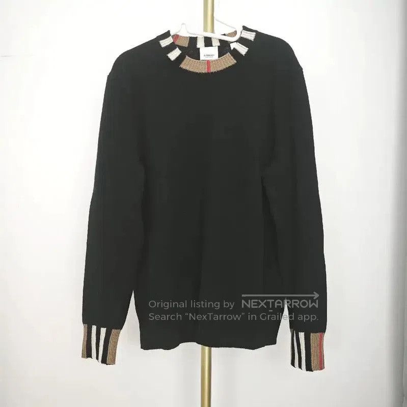 Burberry Burberry Black Wool Pullover Sweater for Women. Size M / US 6-8 / IT 42-44 - 1 Thumbnail
