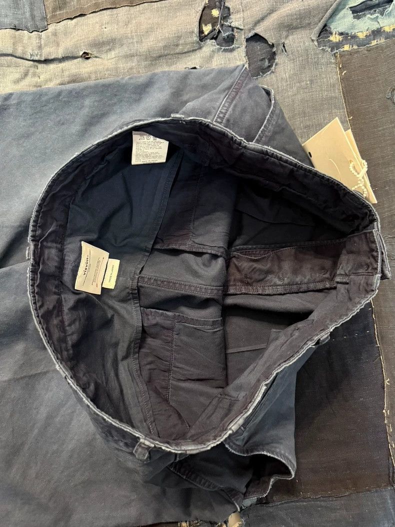 Visvim VISVIM EX Wide Chino Pants Crash Indigo-2506 Size US 26 / EU 42 - 8 Thumbnail