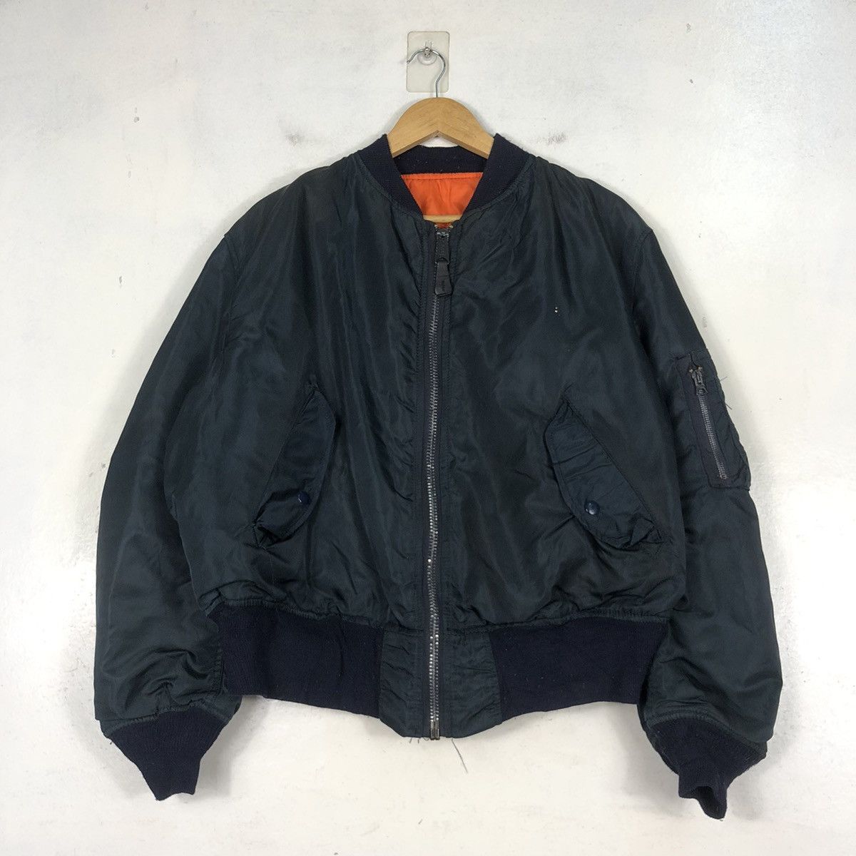 Alpha Industries × Vintage ALPHA INDUSTRIES VINTAGE BOMBER JACKET Size US M / EU 48-50 / 2 - 2 Thumbnail