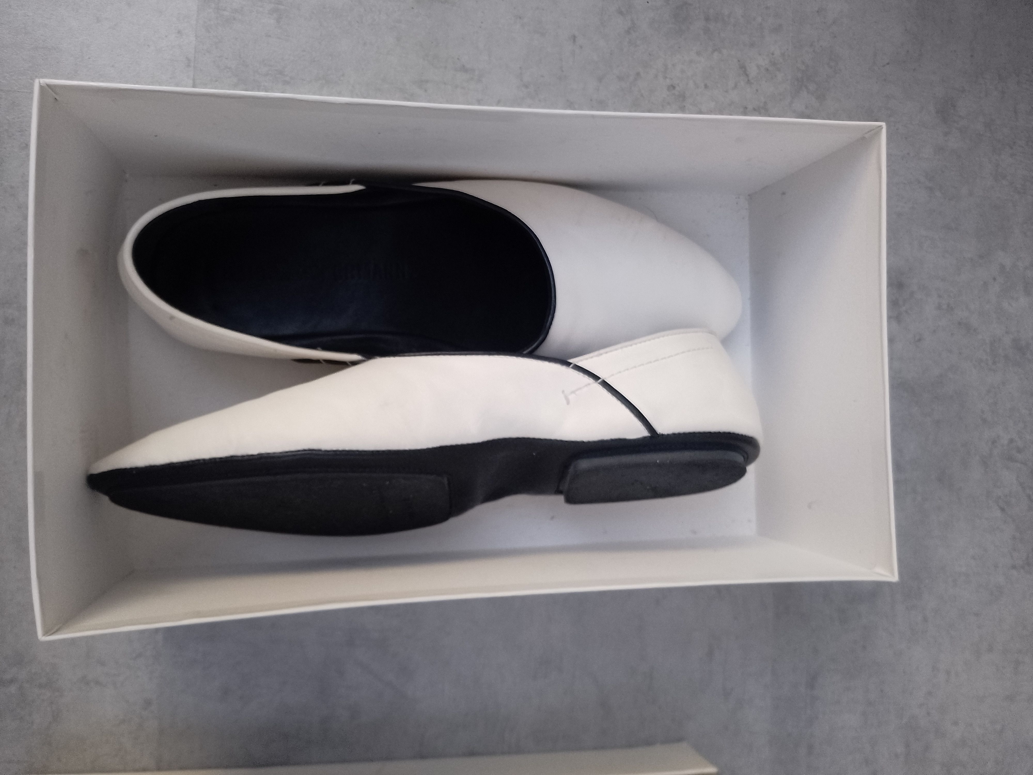 Haider Ackermann SS20 White Leather Babouche Loafer Size US 11 / EU 44 - 3 Thumbnail