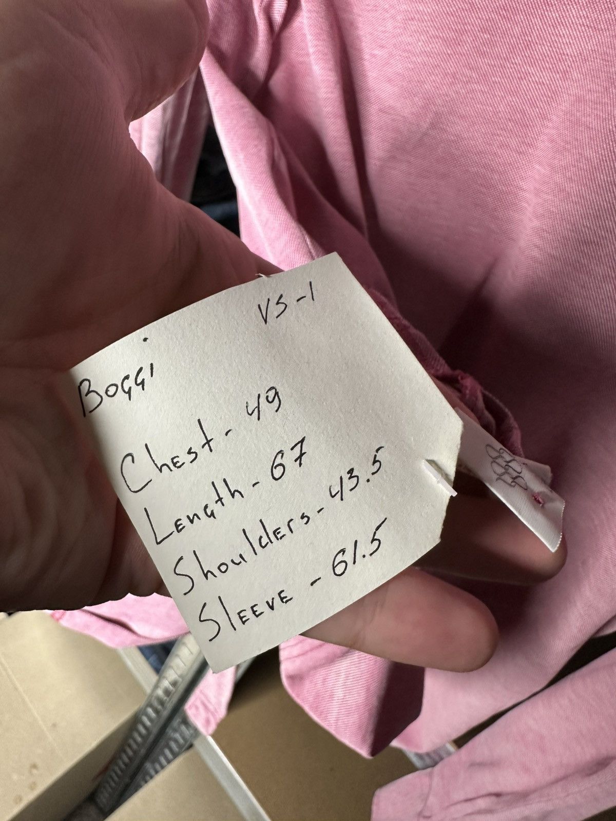 Boggi Boggi Milano Shirt Men’s S Pink Long Sleeve Button Size US S / EU 44-46 / 1 - 7 Thumbnail