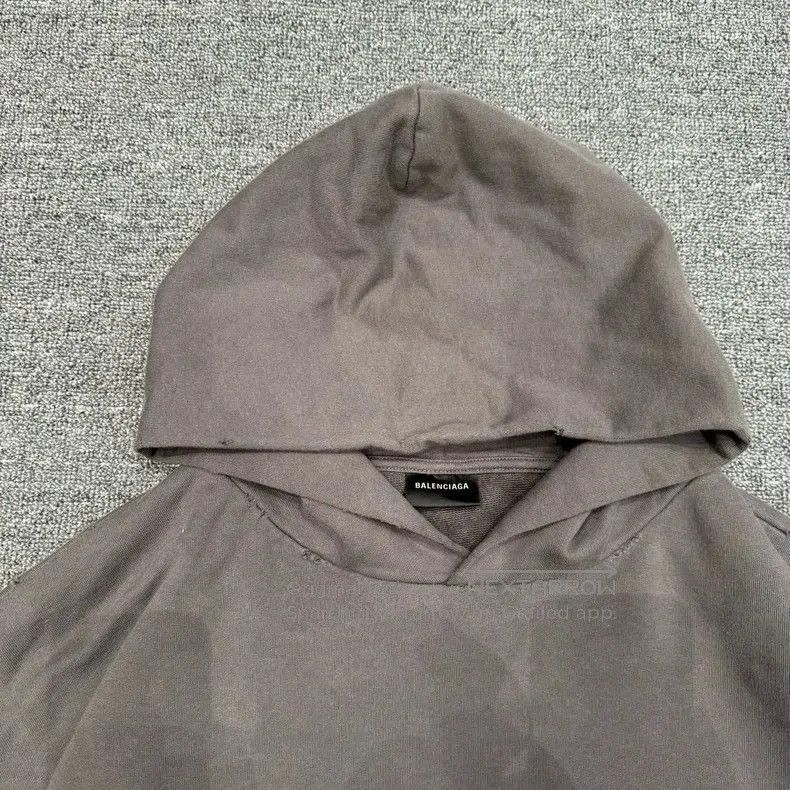 Balenciaga Balenciaga Gray Cola Hoodie Sweatshirt. Size US XS / EU 42 / 0 - 6 Thumbnail